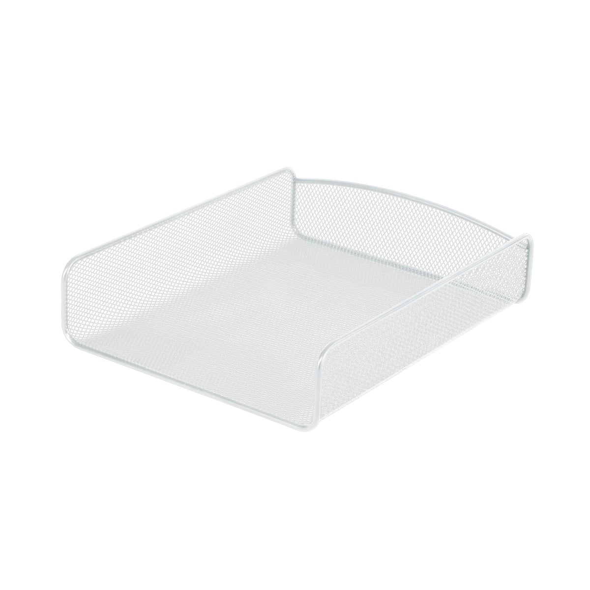 Safco Onyx Mesh Single Tray Desktop Organizer | Heavy Duty Steel | Powder Coat Finish | 11.75 x