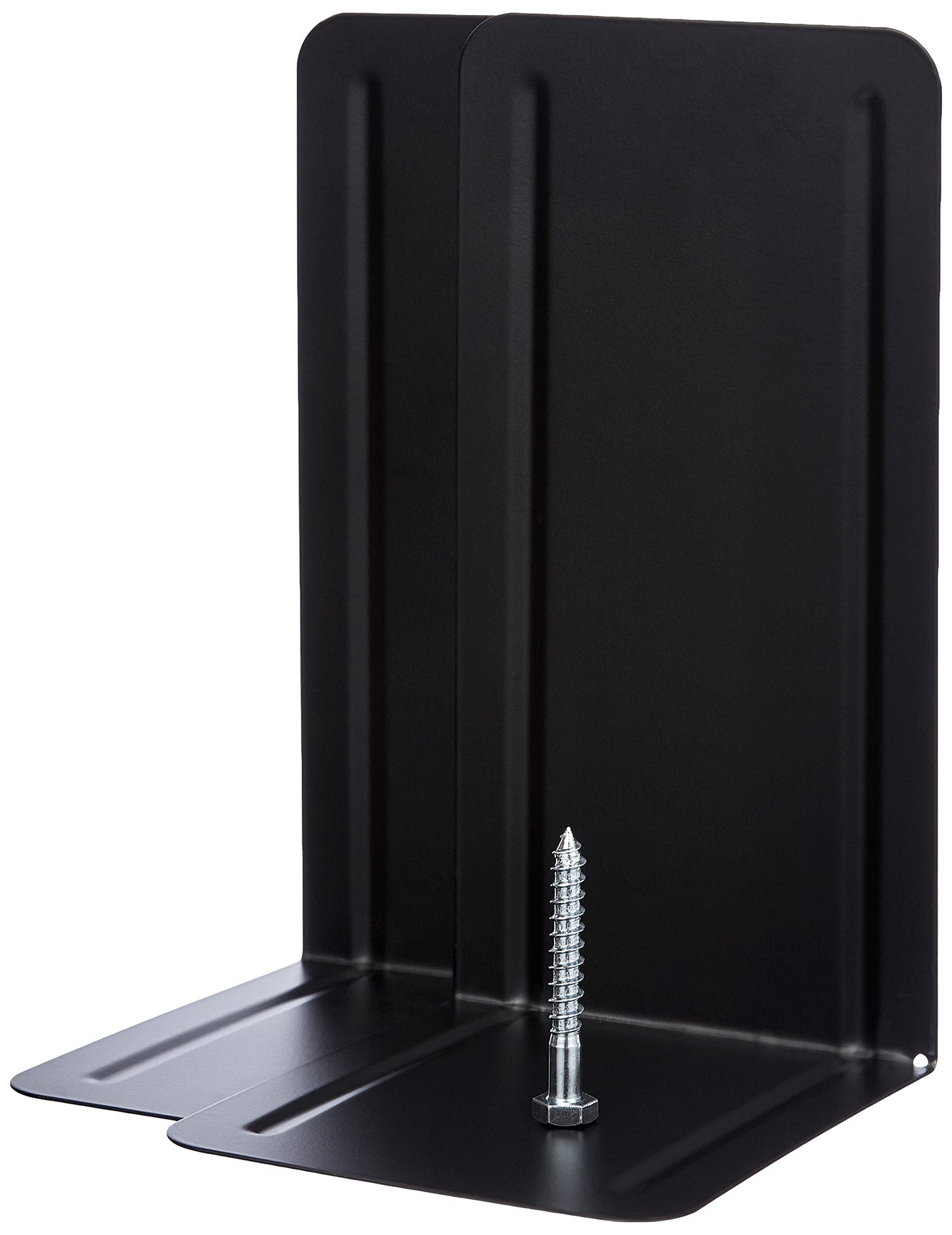 Alco 4303-11 Metal Bookends Black 130 x 240 x 140 mm Set of 2