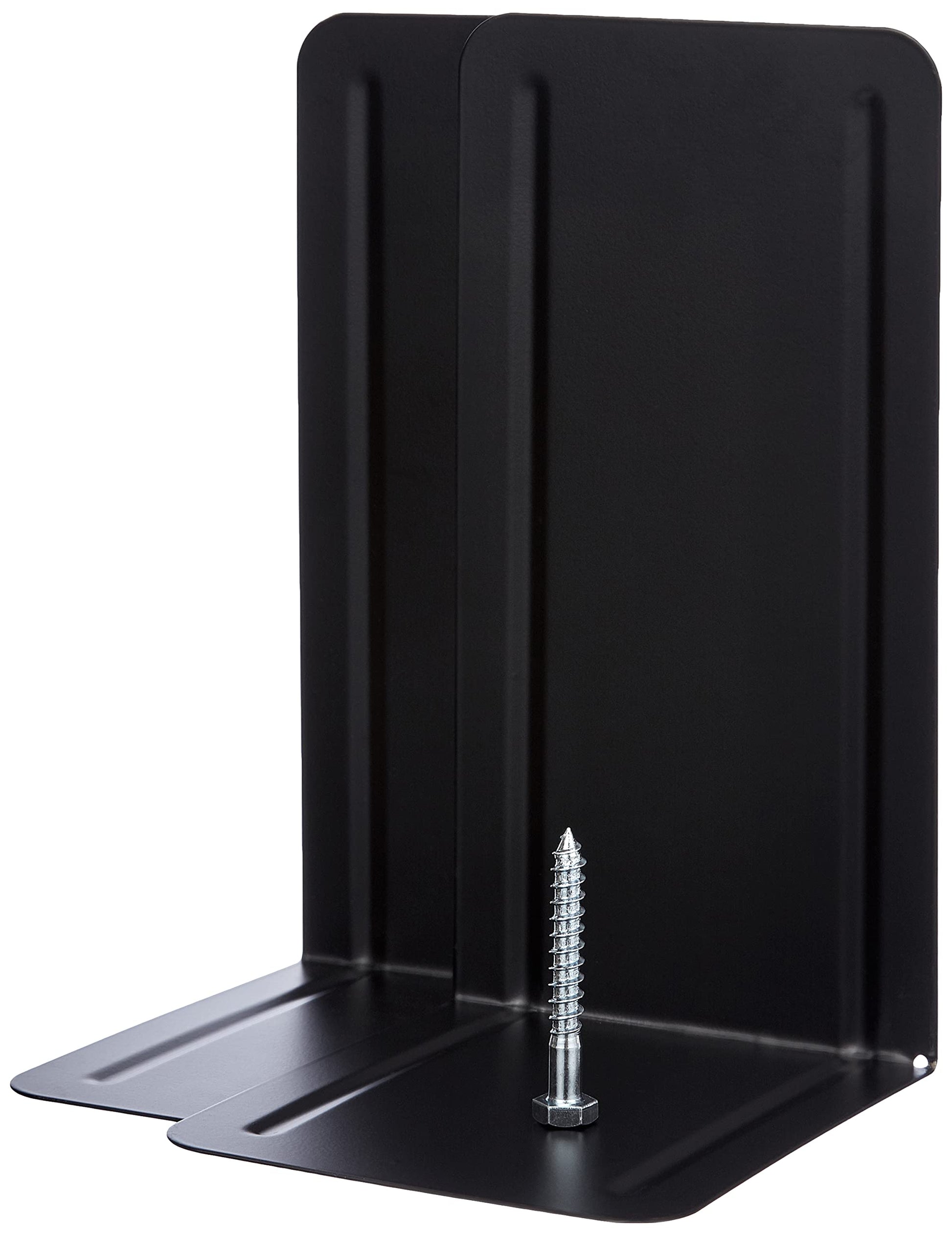 Alco 4303-11 Metal Bookends Black 130 x 240 x 140 mm Set of 2