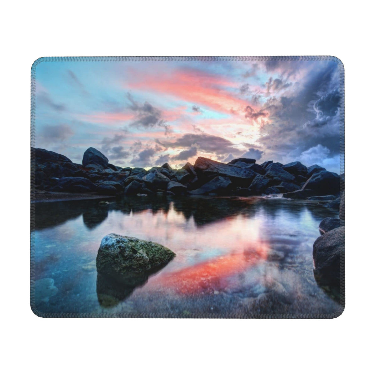 Custom Mouse Pad Personalized Add Your Own Photo Picture Text Mouse Mat with Anti-Slip Rubber Base