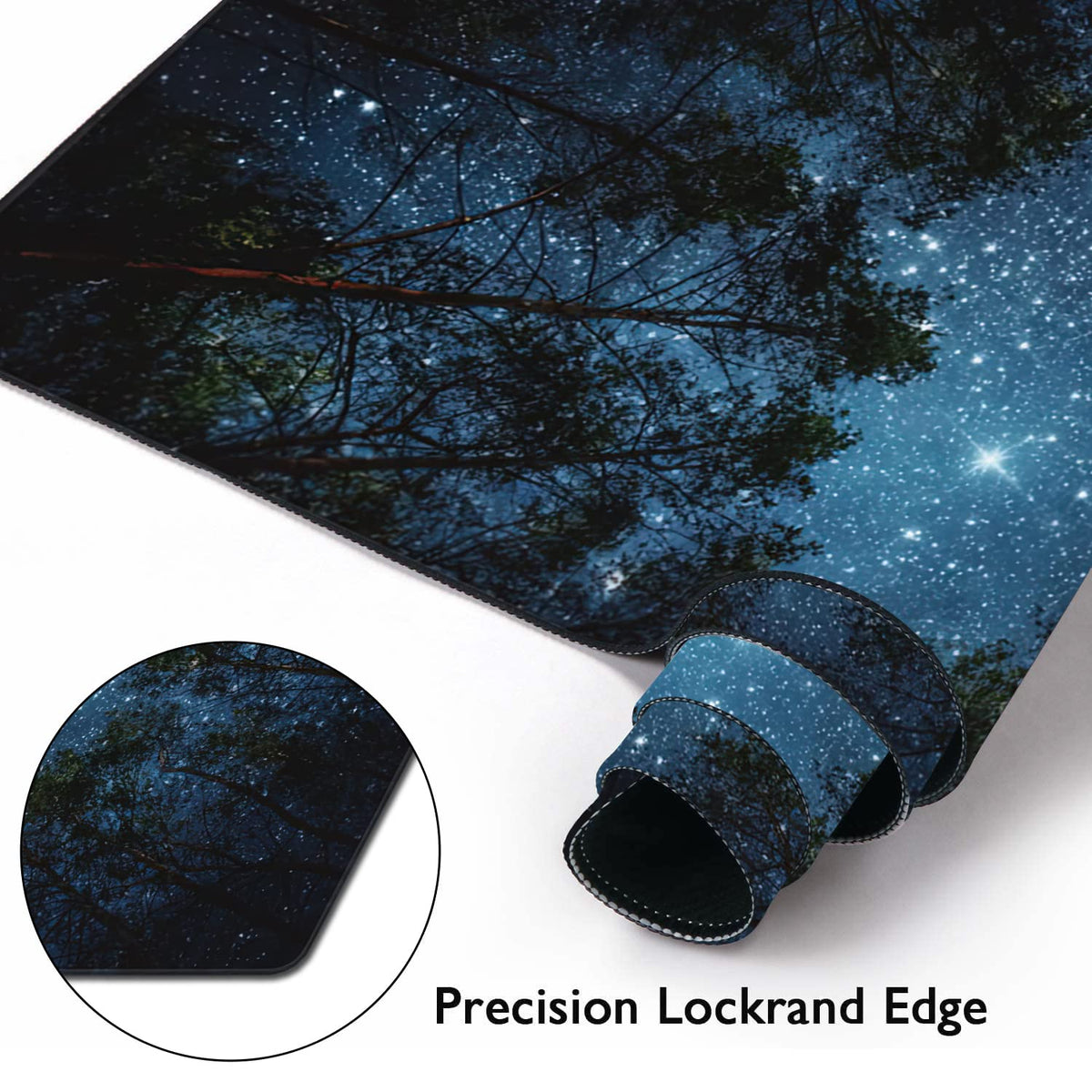 Beautiful Night Sky and Milky Way Gaming Mouse Pad XXL Large Desk Mouse Pad Keyboard Mat with