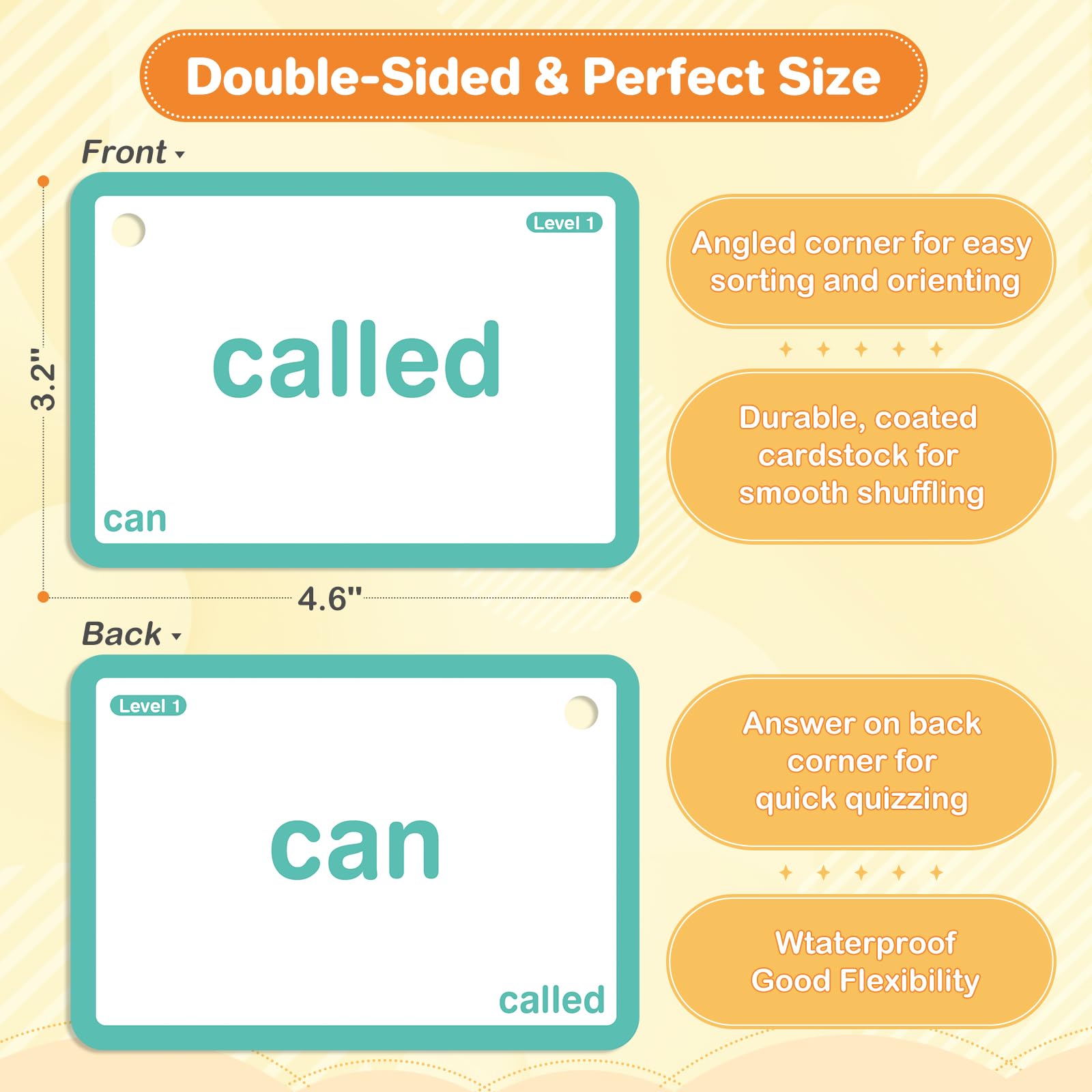 1012 Sight Words/Phonics Flash Cards, Dolch & Fry High Frequency Site Words