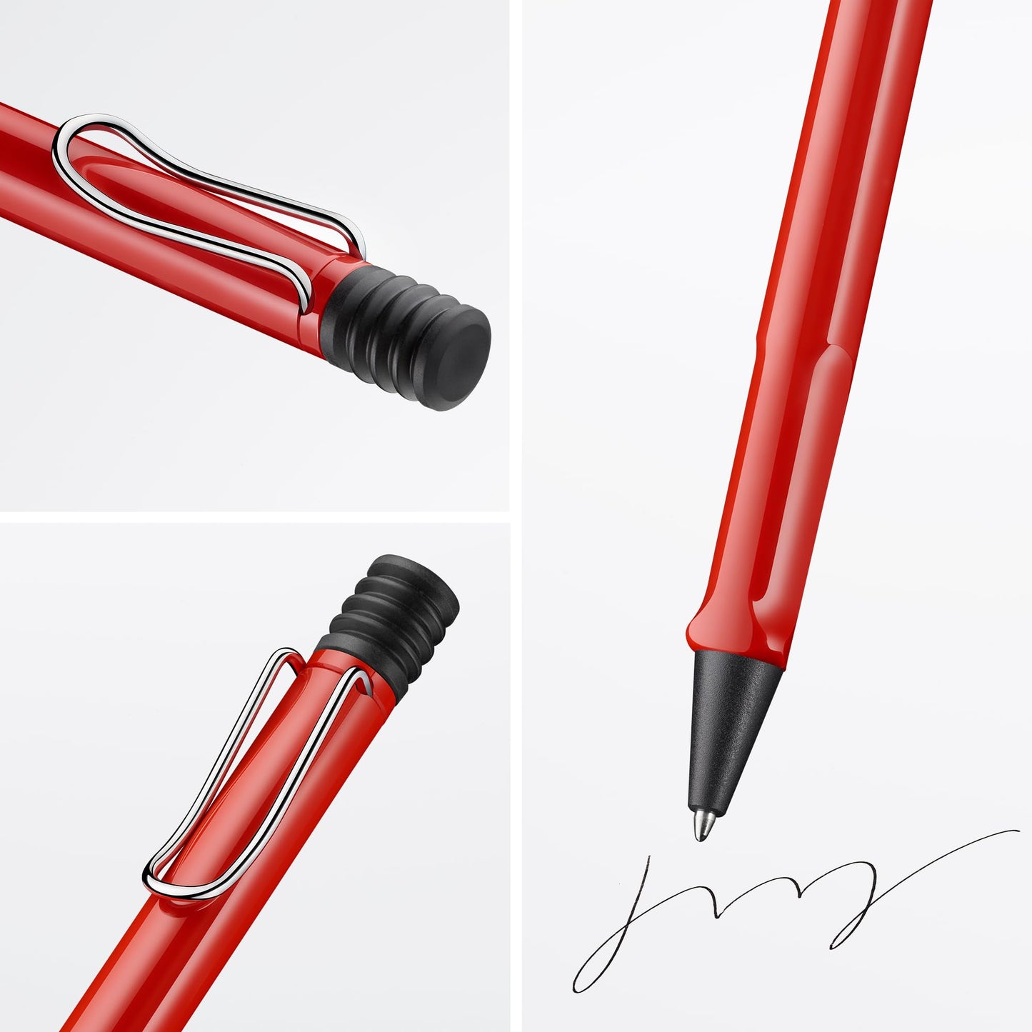 Lamy safari red - Ballpoint Pen with ergonomic grip & line width M - for pleasant long writing