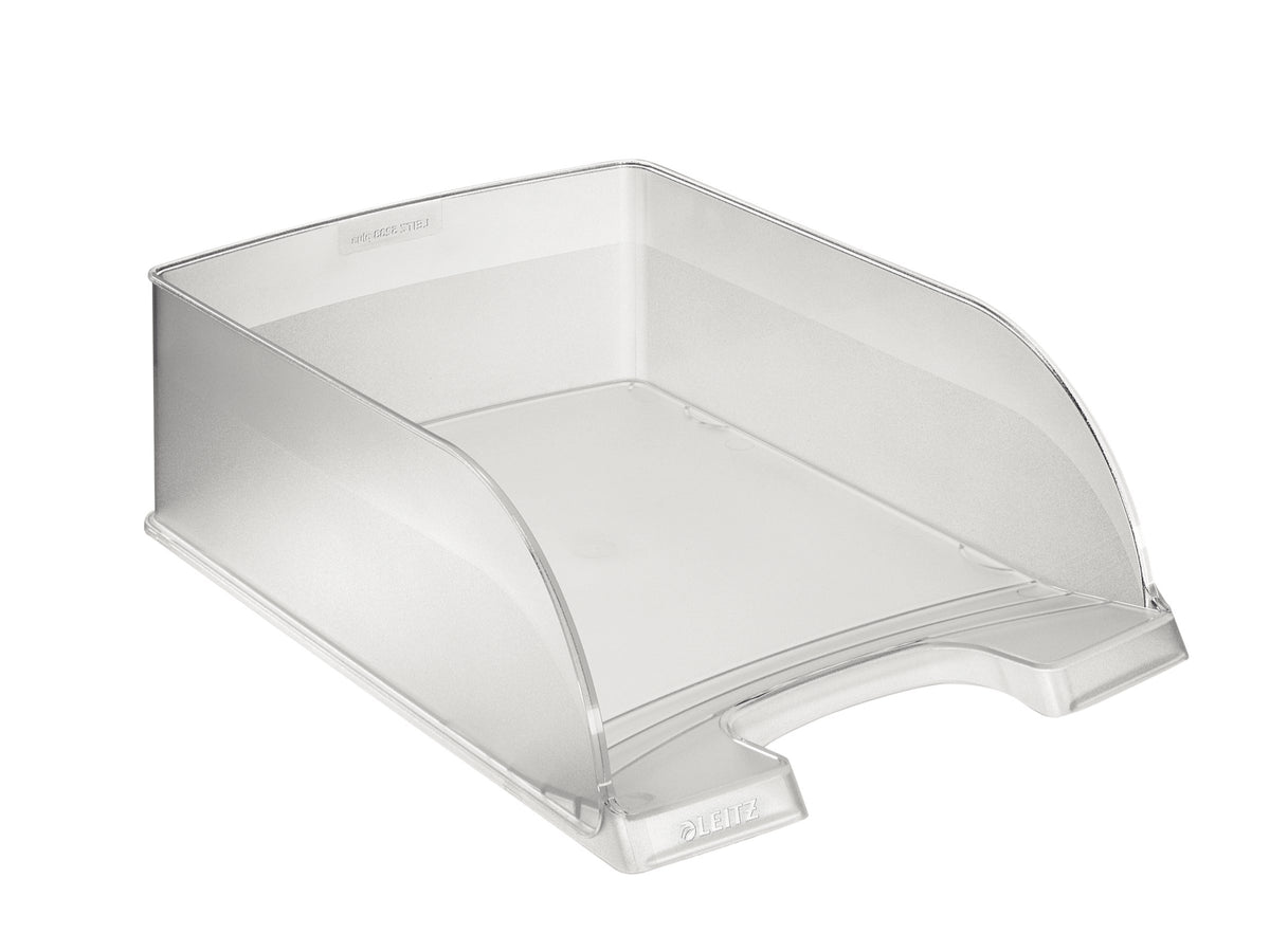 Leitz A4 Letter Tray, Jumbo, Clear, Plus Range, 52330003