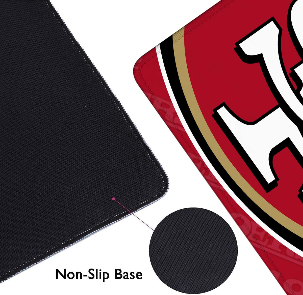 Mouse Pad Extended Large Gaming Desk Pad 31.5 x 11.8 Inch, XL Mousepad Topographic Mouse Pad with