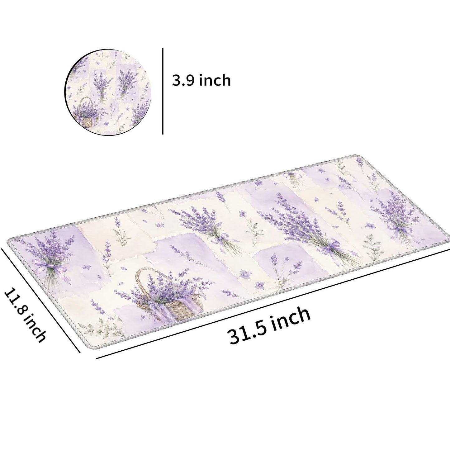 Desk Mat Large Gaming Mouse Pad + Coaster
