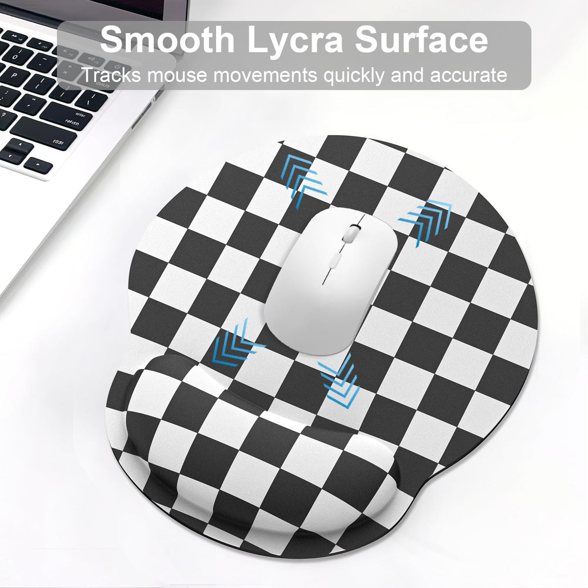 Ergonomic Mouse Pad with Wrist Rest and Keyboard Wrist Rest, Mousepad