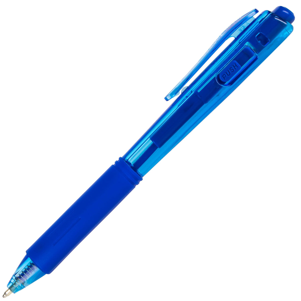 Pentel WOW! Ballpoint Pen, (1.0mm) Medium Line, Blue Ink, Pack of 60, Canister (BK440PC60C)