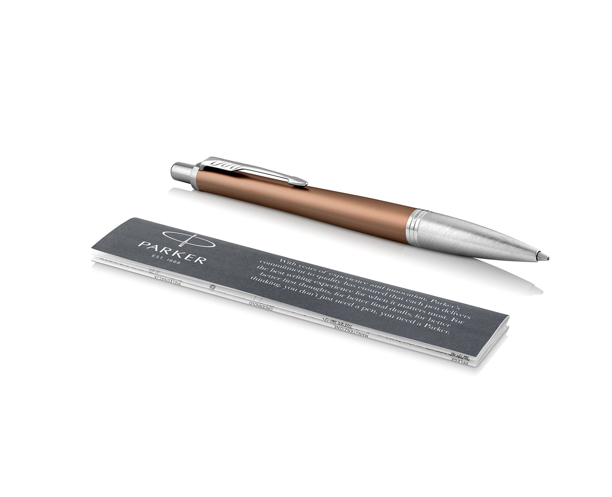 PARKER Urban Ballpoint Pen, Premium Orange with Medium Point Black Ink Refill (1975437)