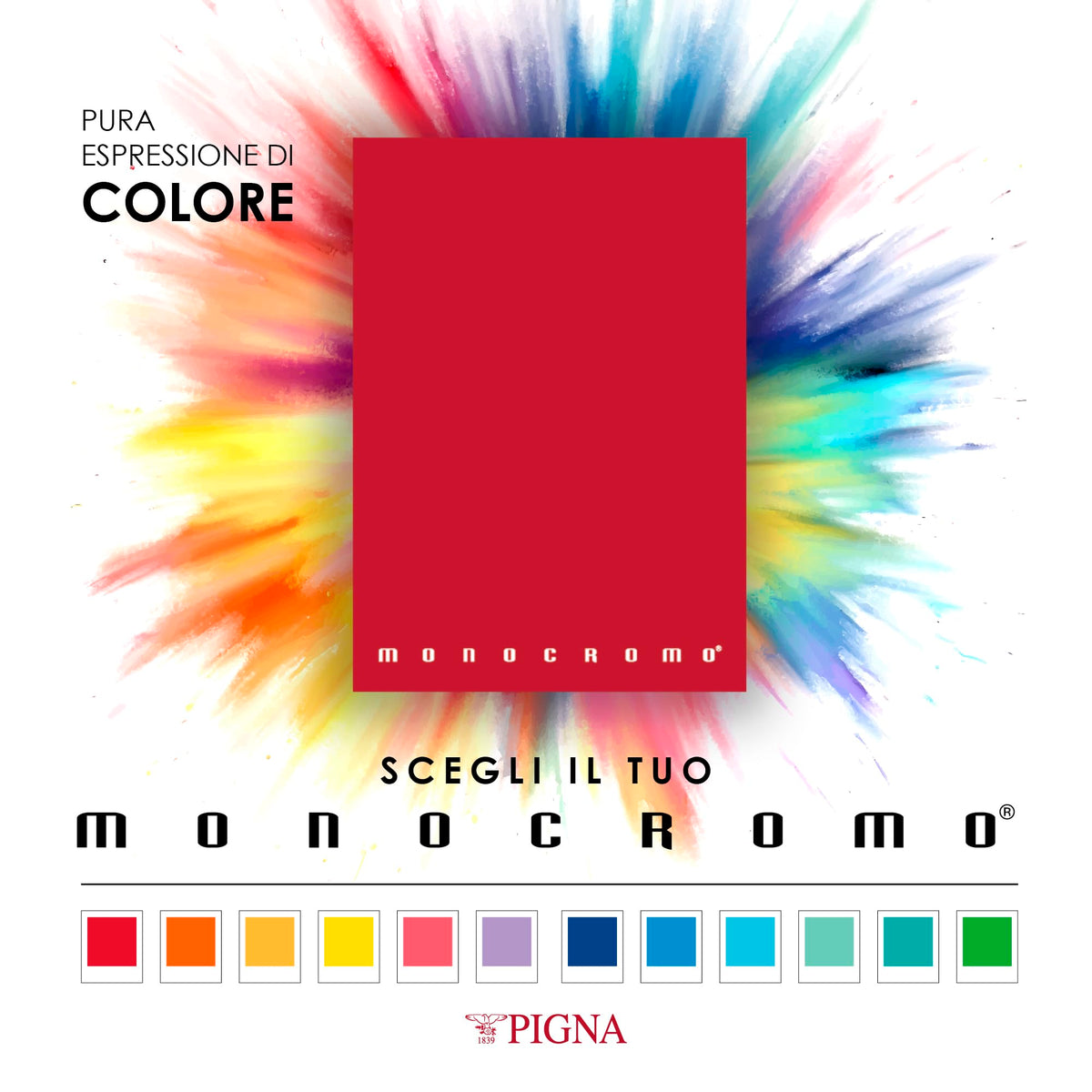 MONOCROMO LG Orig Bold Color Ruled NOTEB