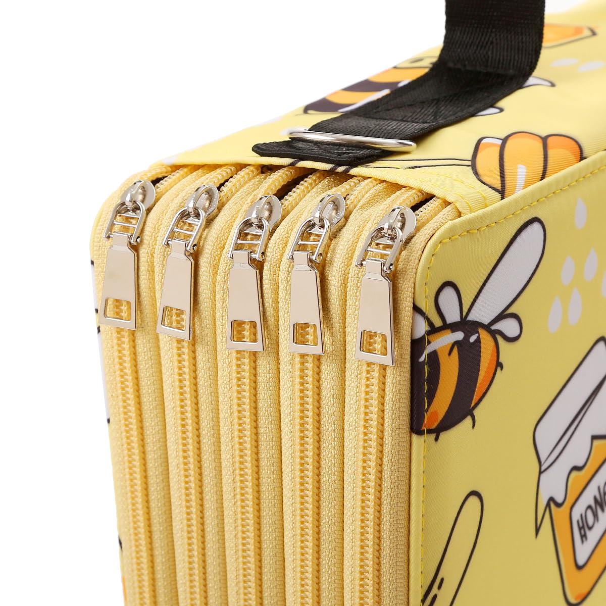 Lbxgap 480 Individual Slots Colored Pencil Case w/Handle & Shoulder Strap