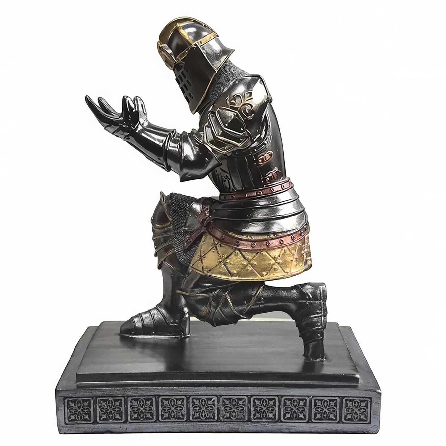 King's Guard Knight Pen Holder with a Letter Opener Desk Organizers Iron