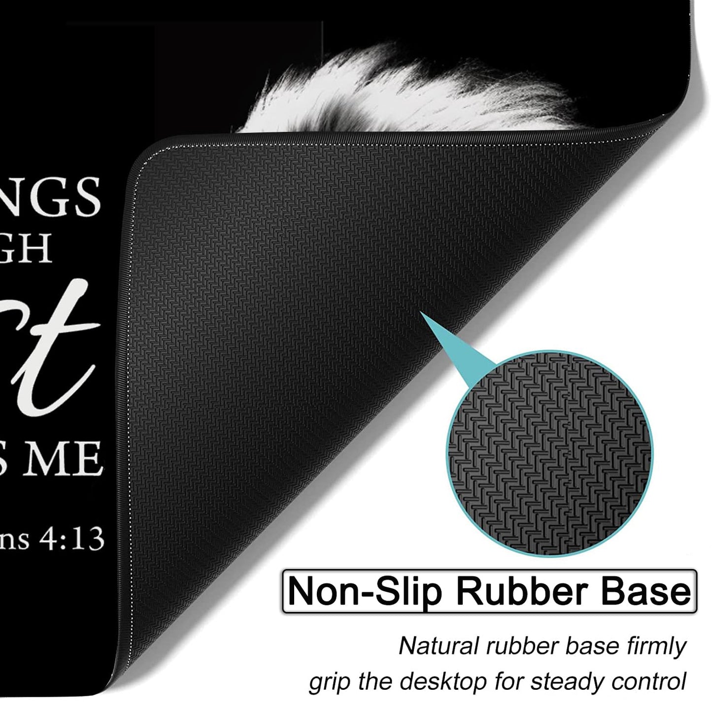 Large Gaming Mouse Pad,31.5x11.8in Extended Computer Mouse Mat with Non-Slip PU Base, Ergonomic
