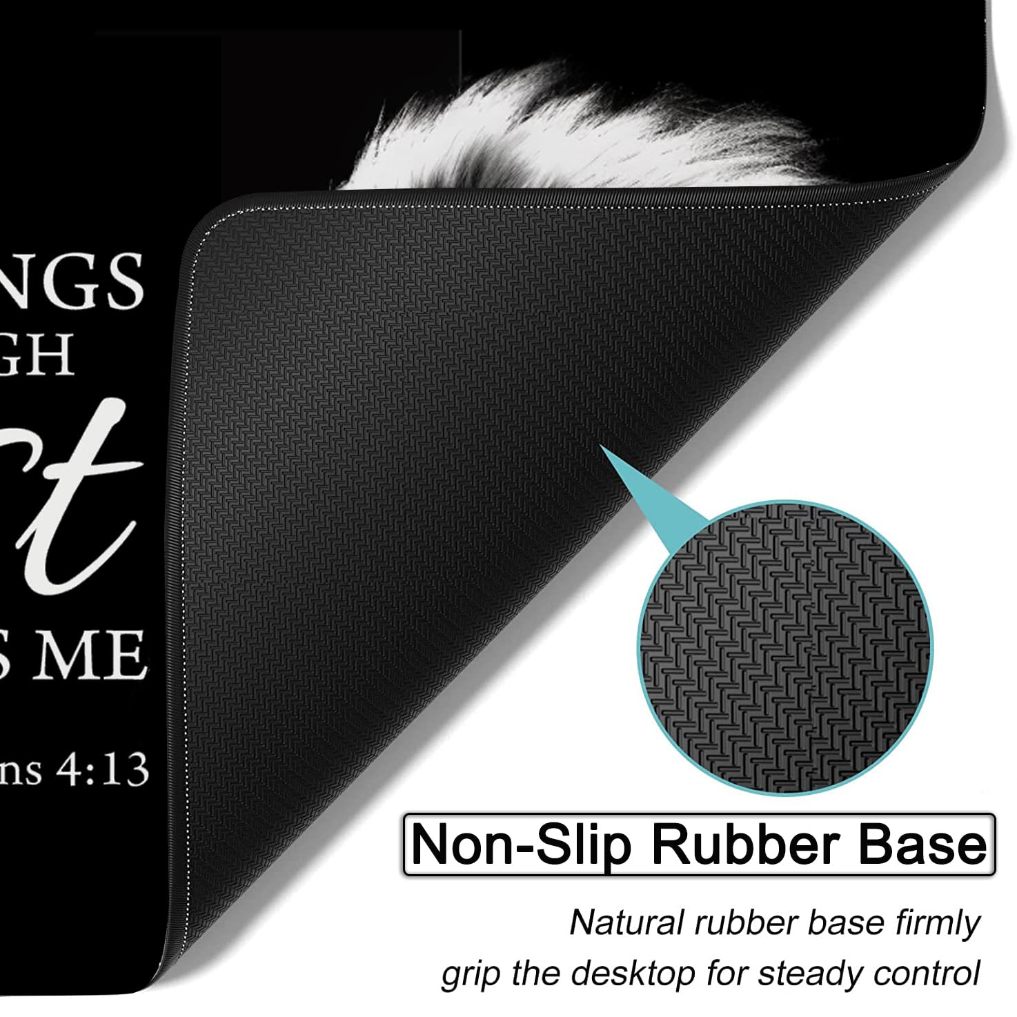 Large Gaming Mouse Pad,31.5x11.8in Extended Computer Mouse Mat with Non-Slip PU Base, Ergonomic
