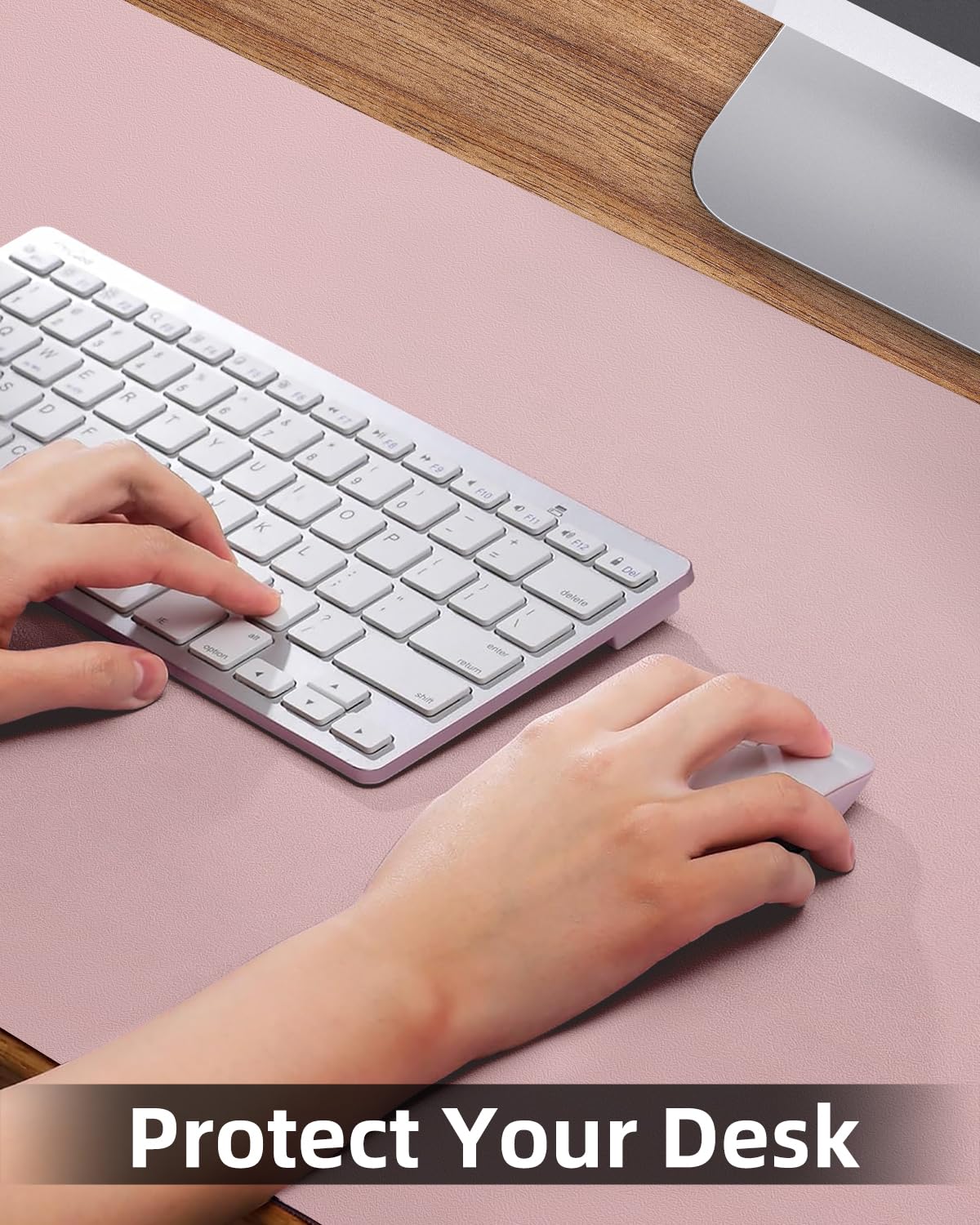 Non-Slip Desk mat,PU Leather Desk Pad Protector, Office Desk Mat, Large Mouse Pad,Desk Blotter