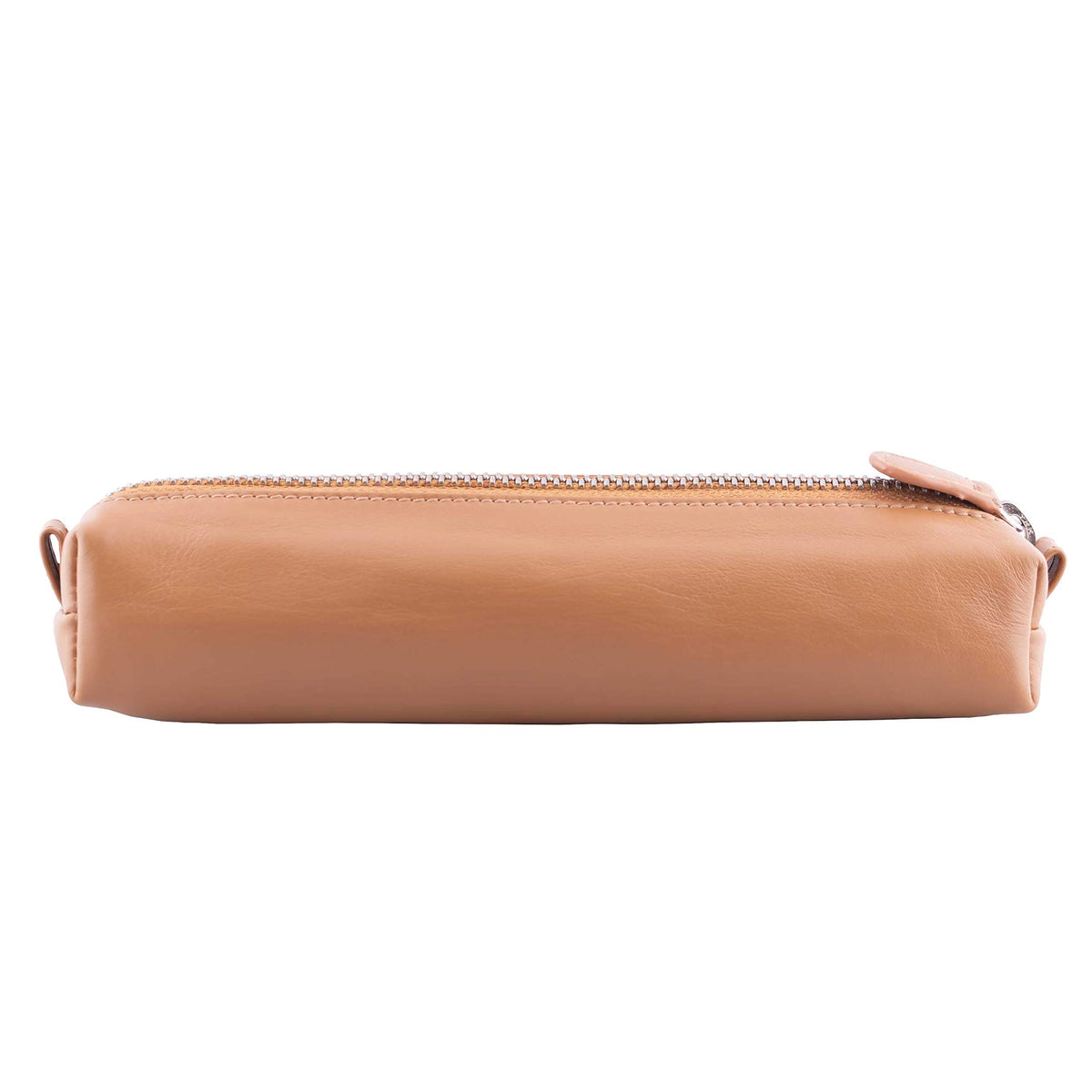DiLoro Leather Zippered Fountain Ballpoint Rollerball Pens and Pencils Case Holder Pouch Genuine