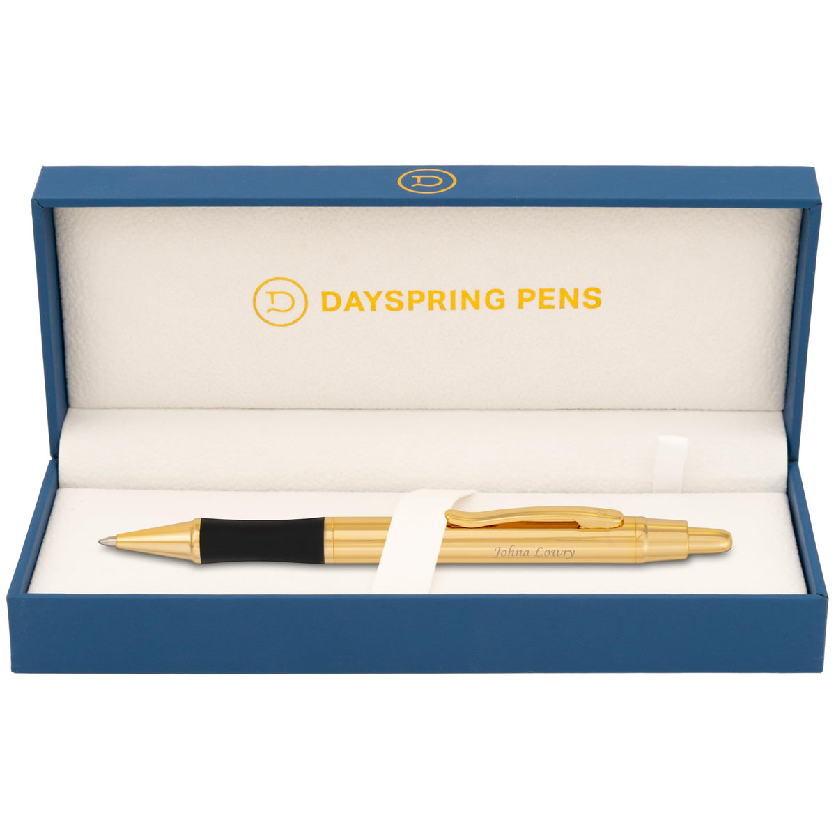 Dayspring Pens Monroe Personalized Ballpoint Pen in 18K Gold-Plated Finish