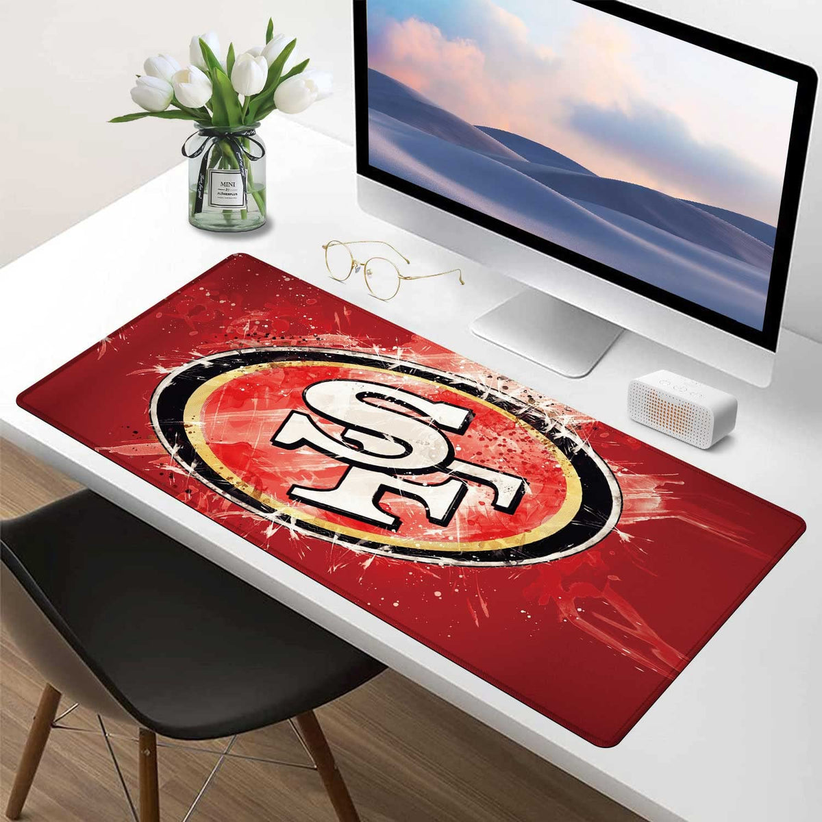 Large Mouse Pad Desk Mat for Home Office, Gaming Mousepad Extended Desk pad - Computer Keyboard