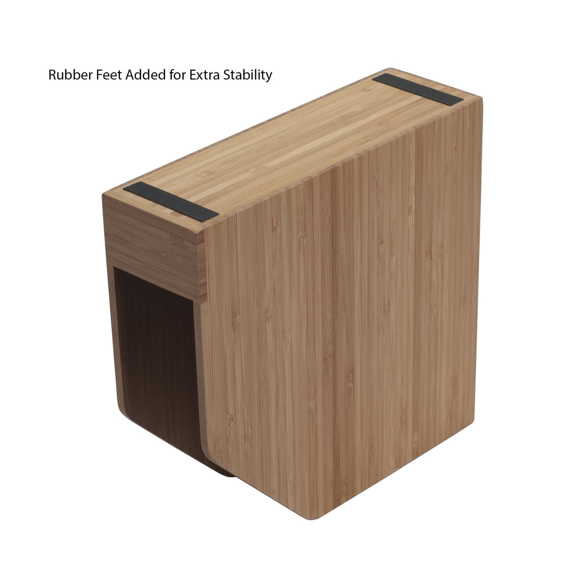MobileVision Bamboo Vertical File Folder Holder & Office Product Organizer, Store Files, Magazines