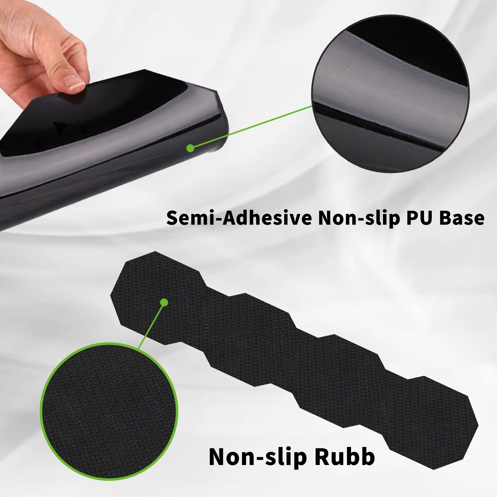 Keyboard Wrist Rest Pad and Ergonomic Gaming Mouse Pad Wrist Support Set (with Cute Coasters) with
