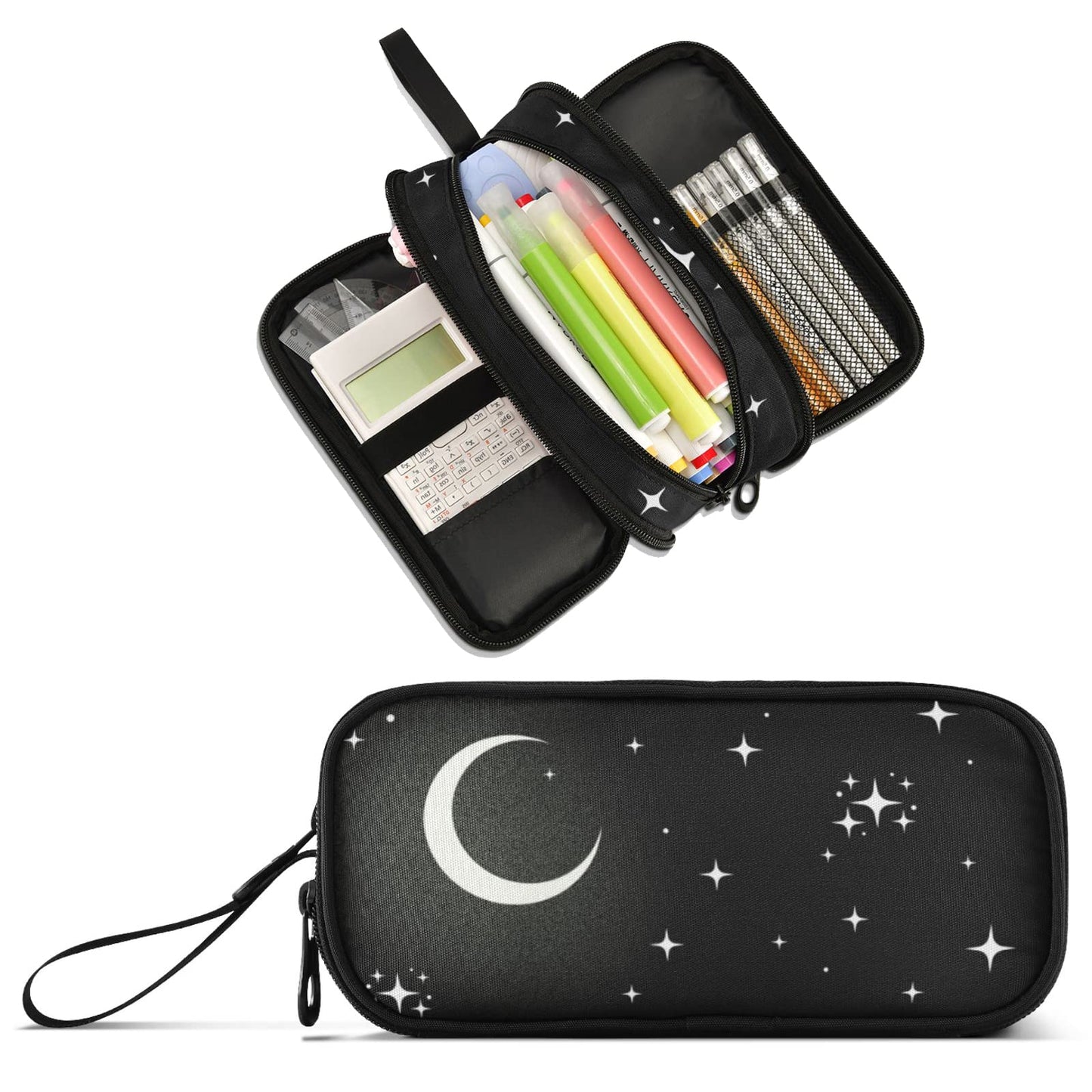 XUWU Moon Large Capacity Pencil Case Pencil Pouch Pen Box