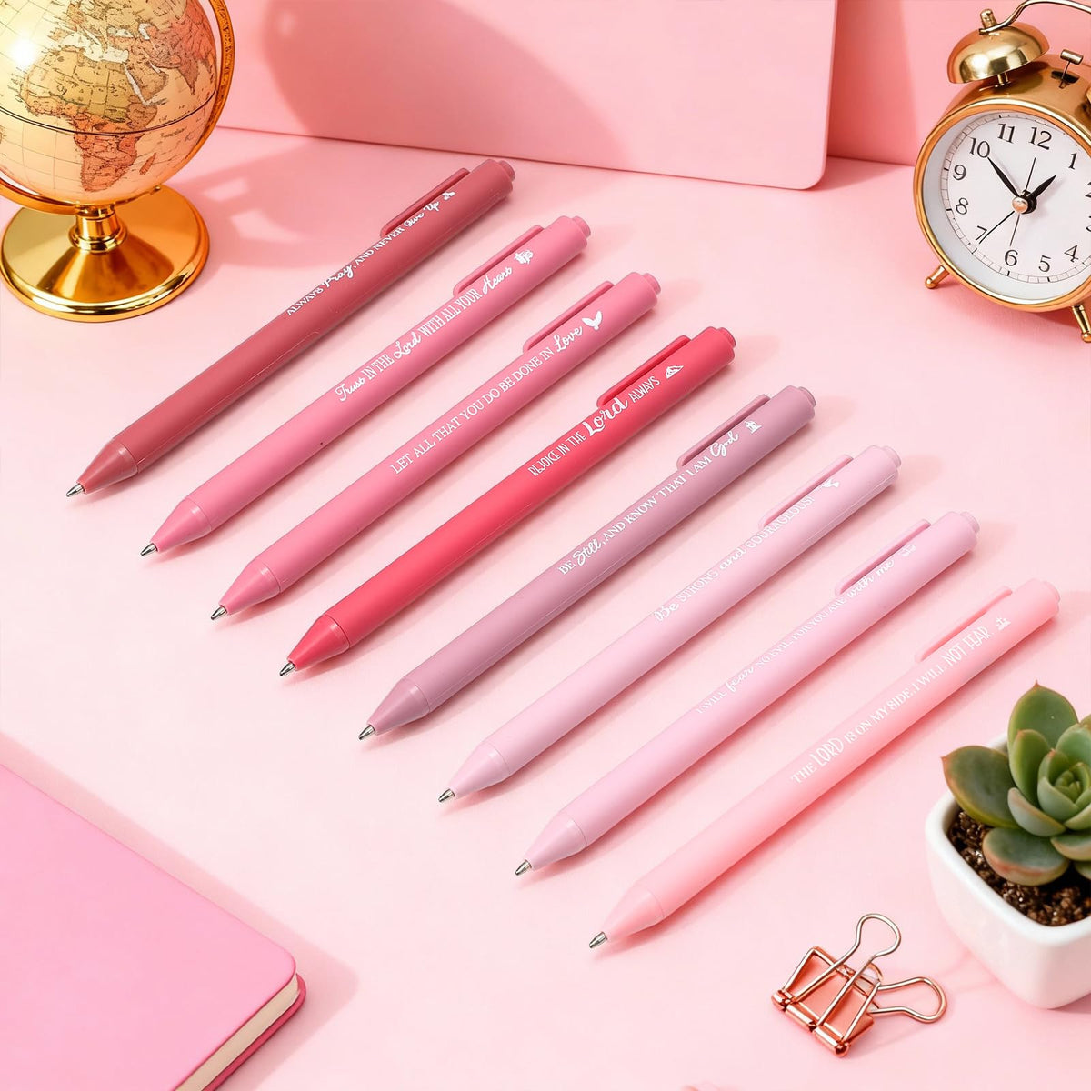 Sayglossy 80 Pcs Bible Verse Pens Christian Ballpoint Pens Inspirational Quotes Writing Tool Small