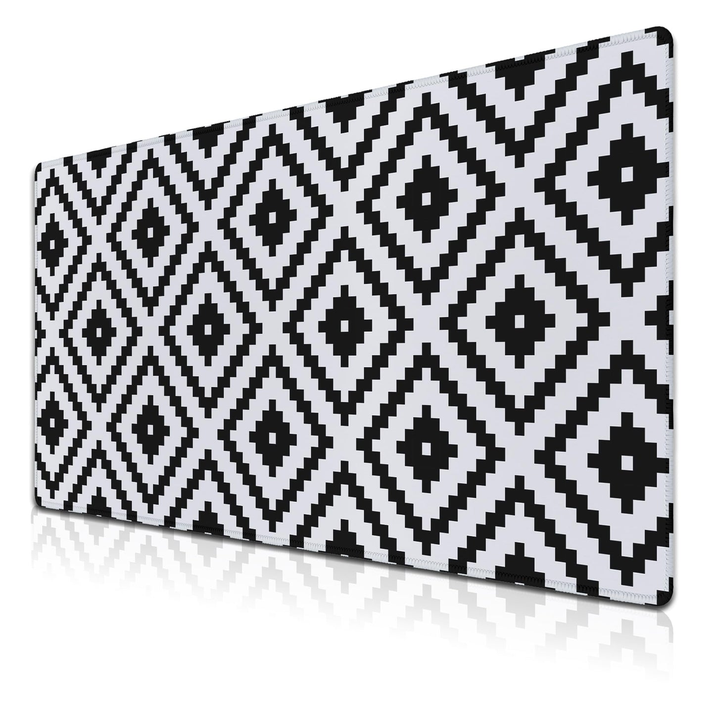 Samgula Large Mouse Pad Black and White XXL Mousepad Gaming Mouse Pads Computer Desk Mats Extra