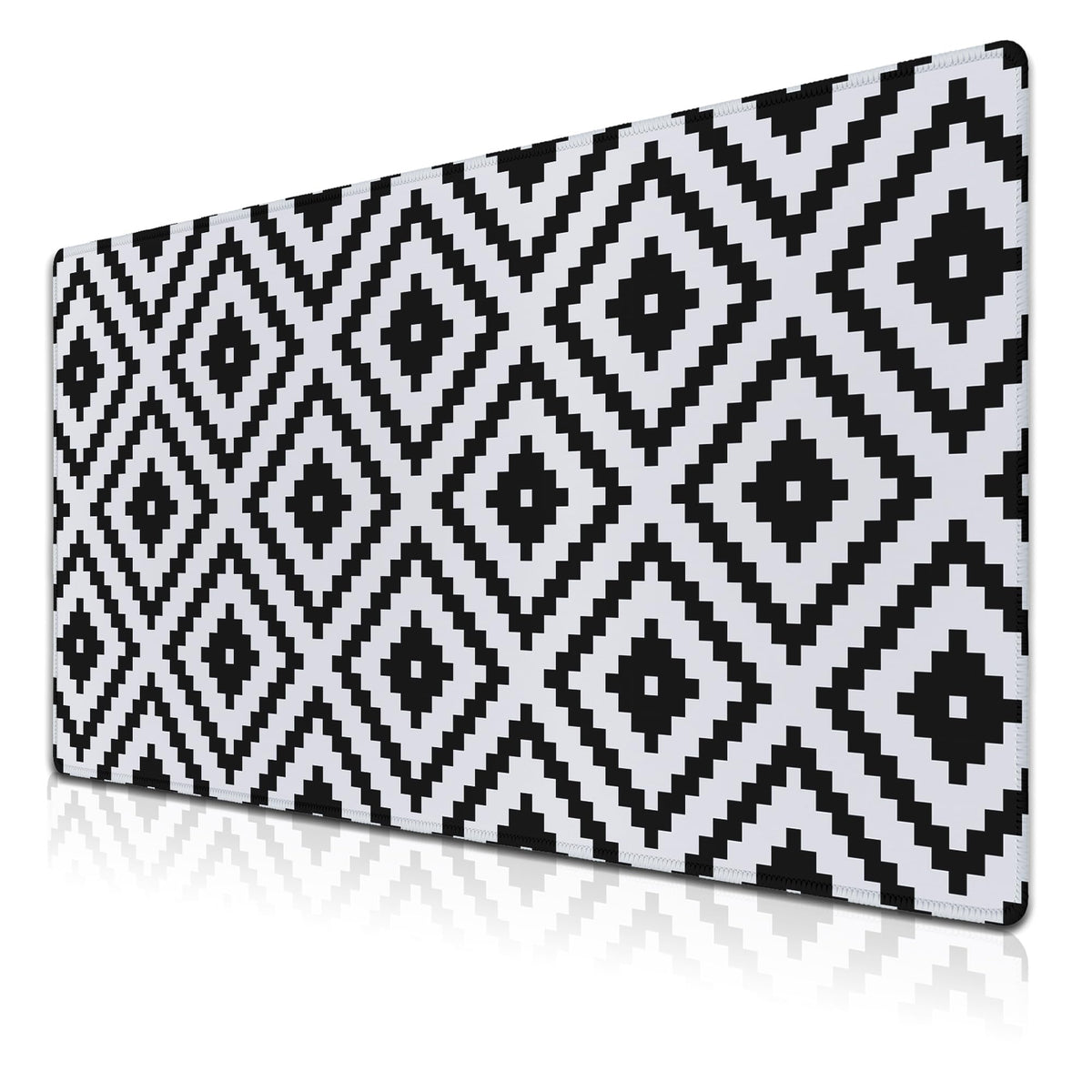 Samgula Large Mouse Pad Black and White XXL Mousepad Gaming Mouse Pads Computer Desk Mats Extra
