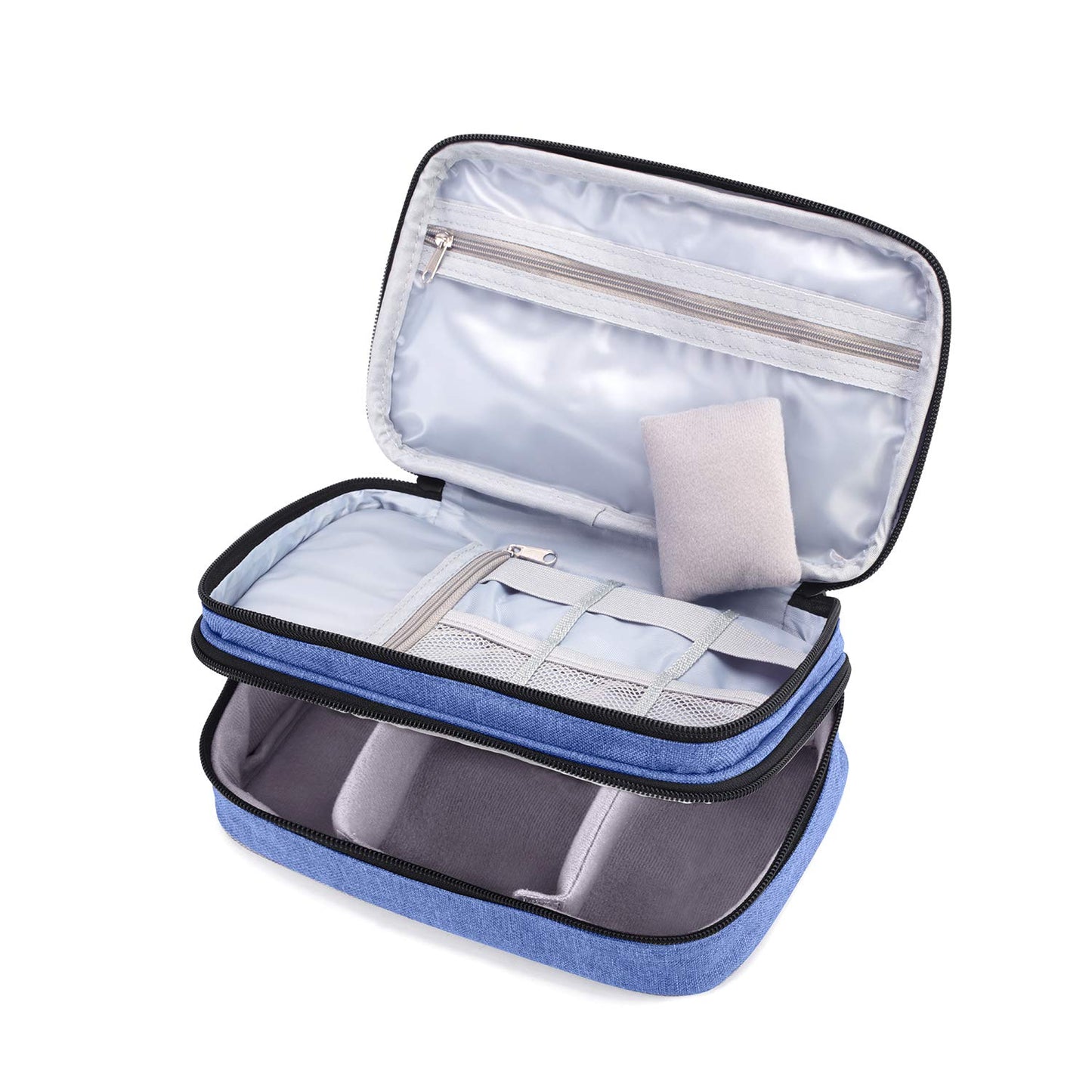 Luxja Double-Layer Sewing Organizer, Dark Blue