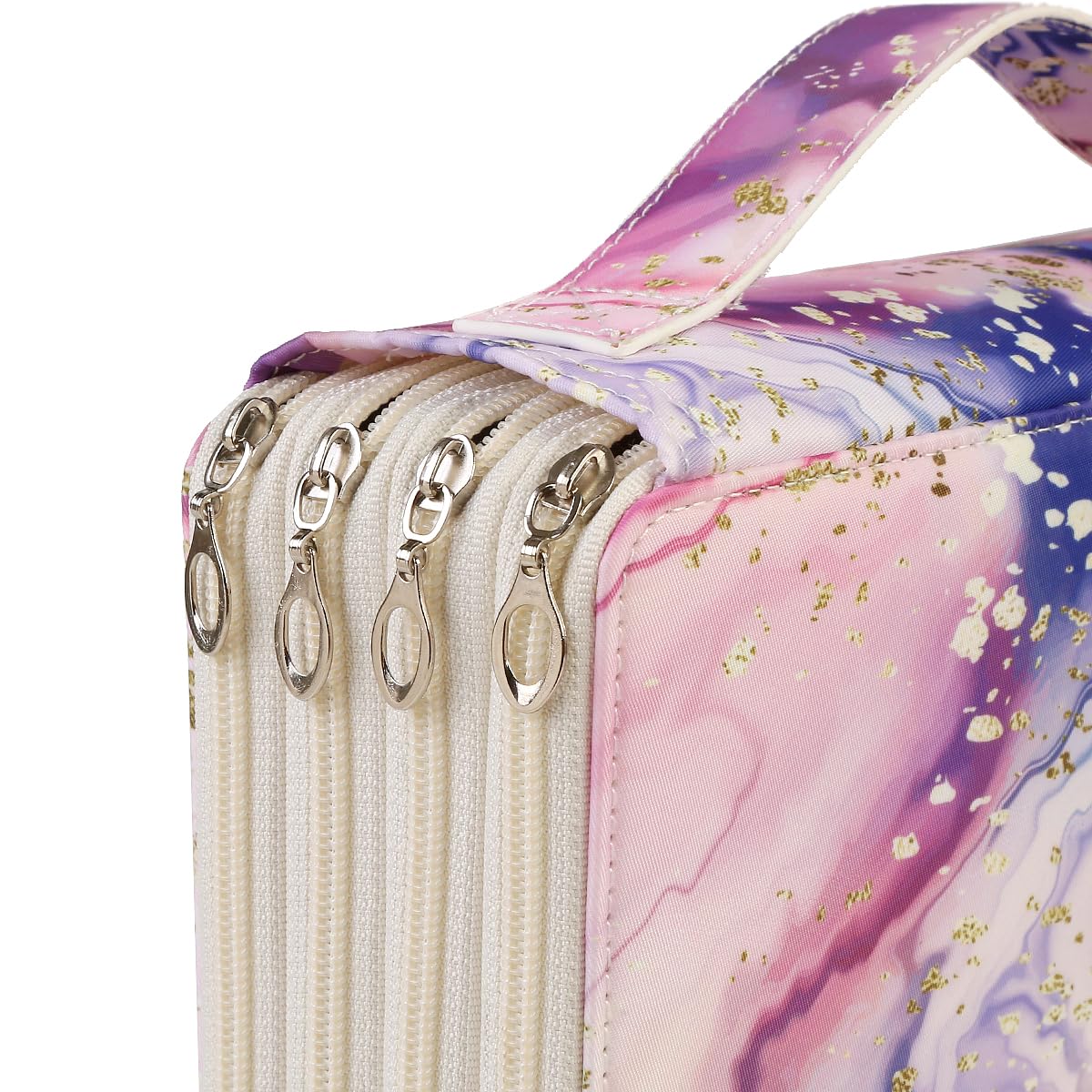 Lbxgap 200 Slots Colored Pencil Case Organizer, 4 Layer Bag