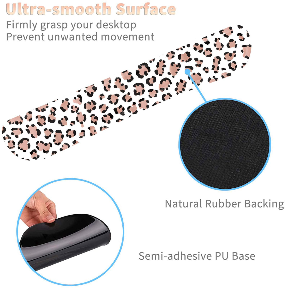 Keyboard Wrist Rest and Mouse Pad Wrist Support Set with Coasters,Ergonomic Gaming Mousepad for