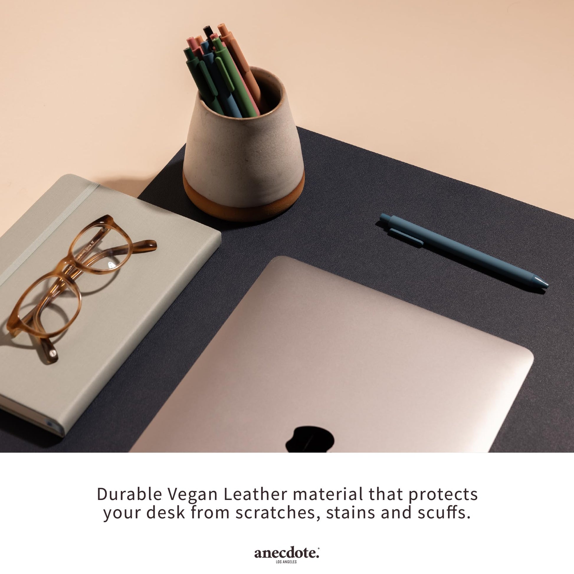 Anecdote Office Desk Pad Mat, Large Keyboard & Mouse Pad, Home Desk Blotter