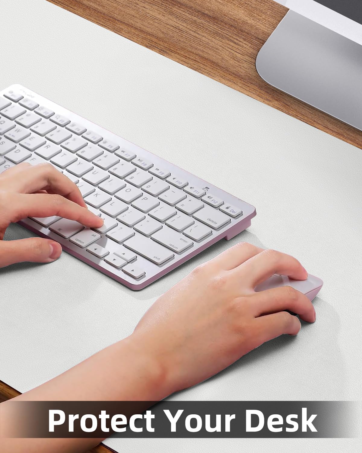 Desk mat Large, Leather Desk Pad Protector,Office Desk Mat,Mouse Pad, Non-Slip Desk Blotter, Laptop
