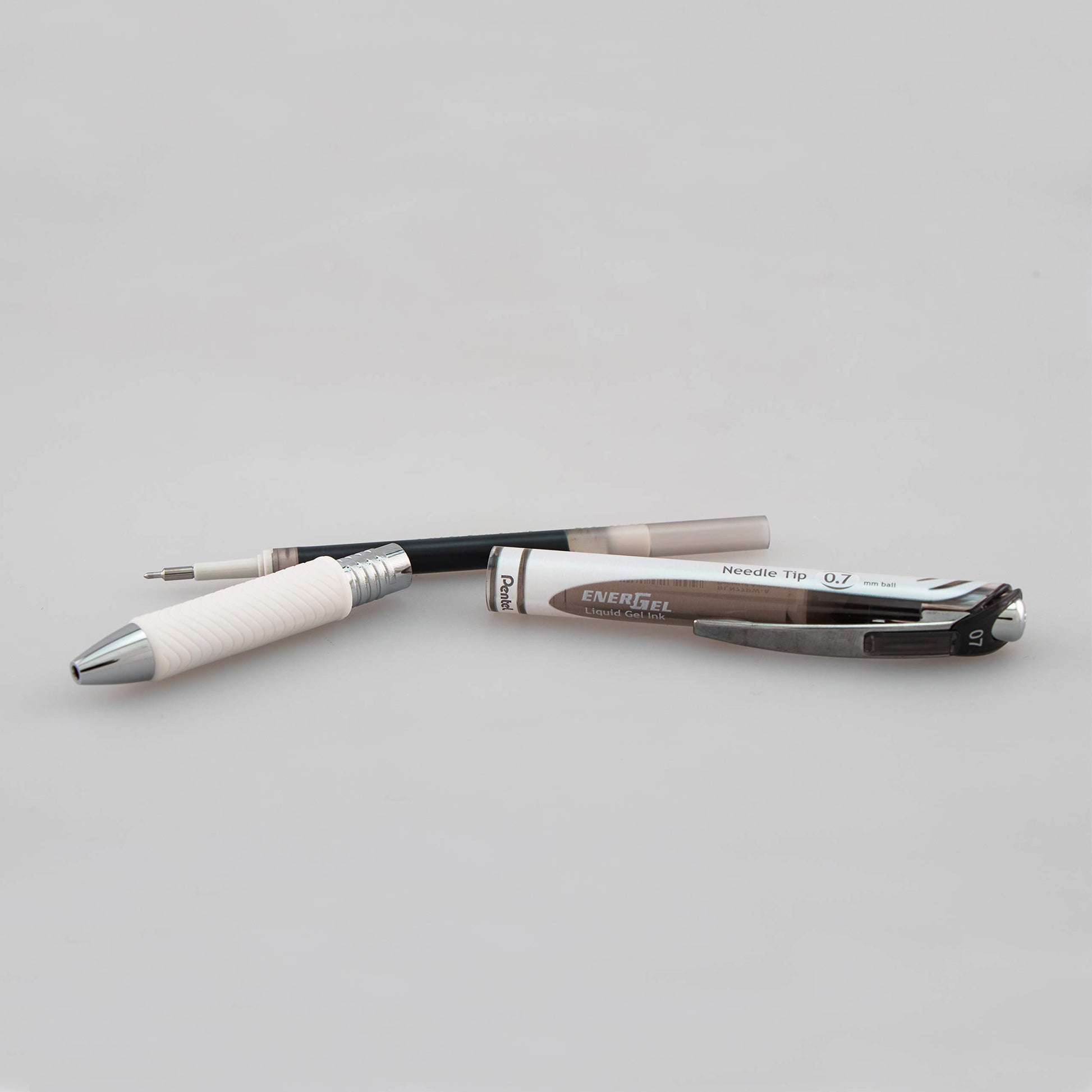 Pentel EnerGel Pearl RTX Retractable Liquid Gel Pen, (0.7mm), Medium Line, Needle Tip, Black Ink