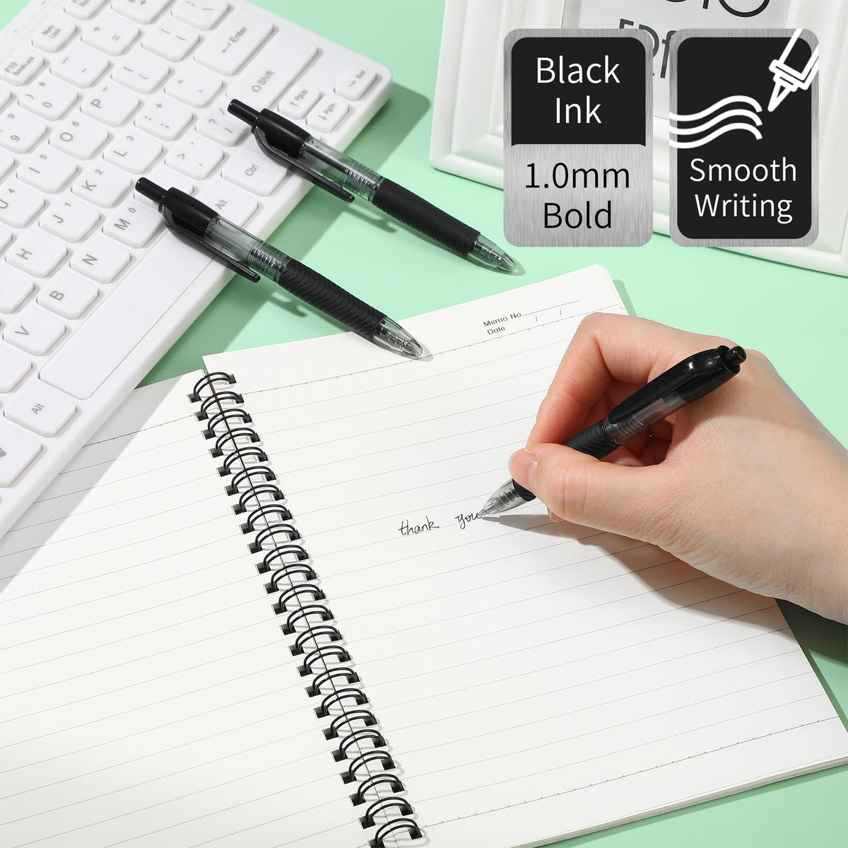Sayglossy Mini Ballpoint Pens Small Pocket 1.0mm mini ink Pens Short Pen for Badge Office School