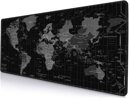 SANWUMIAN Large Gaming Mouse Pad with Stitched Edges, Desk Mat Extended Keyboard Pad, Non-Slip