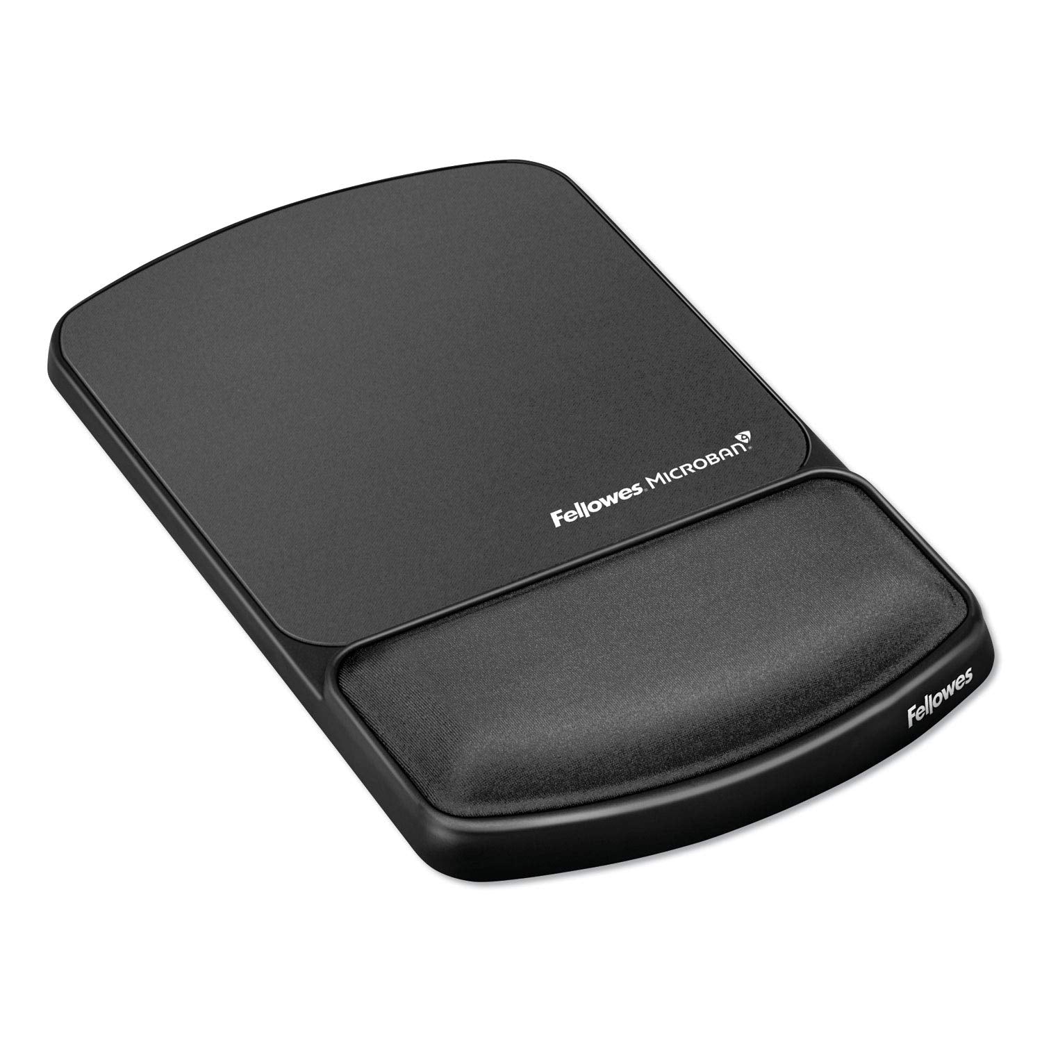Fellowes MICROBAN Gel Mouse Pad Wrist Support - Graphite (9175101)