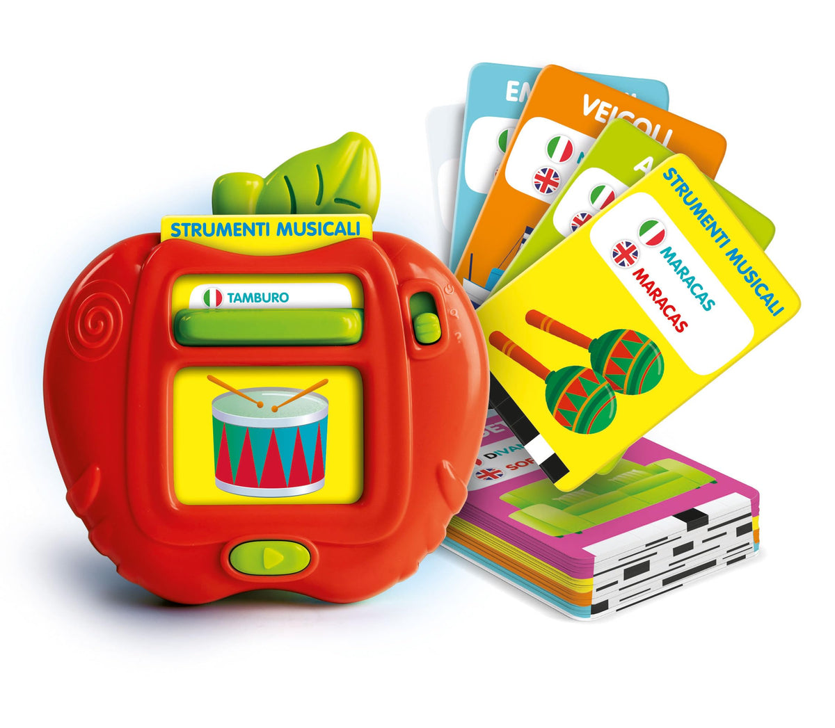 Clementoni Sapientino – Le Mie Prime 100 Words, Electronic Educational Game for Children 2-4 Years