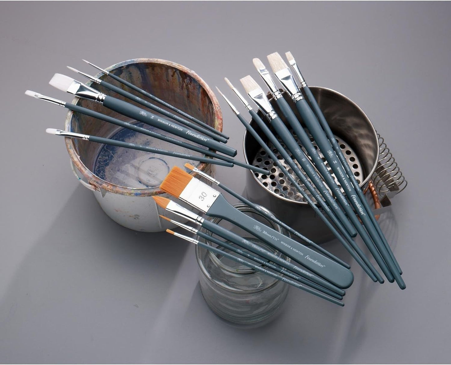Winsor & Newton Foundation Watercolour Brush Set, SH, 6 Pack