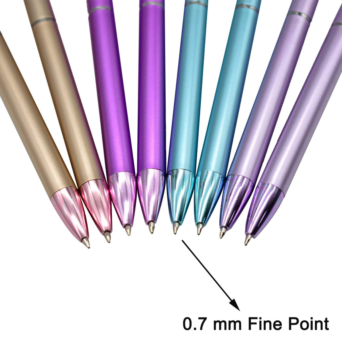 Maydahui 24 PCS Diamond Ballpoint Pen Black Ink Retractable Crystal Jewel