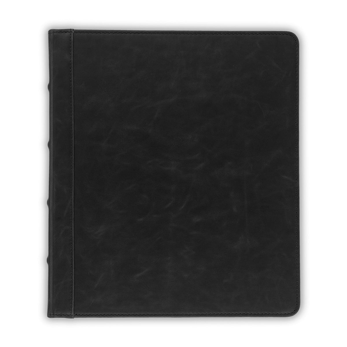 Samsill Vintage Leather 3 Ring Binder 0.5 Inch Round Ring (Holds 100 Sheets), 8.5 x 11 Inch