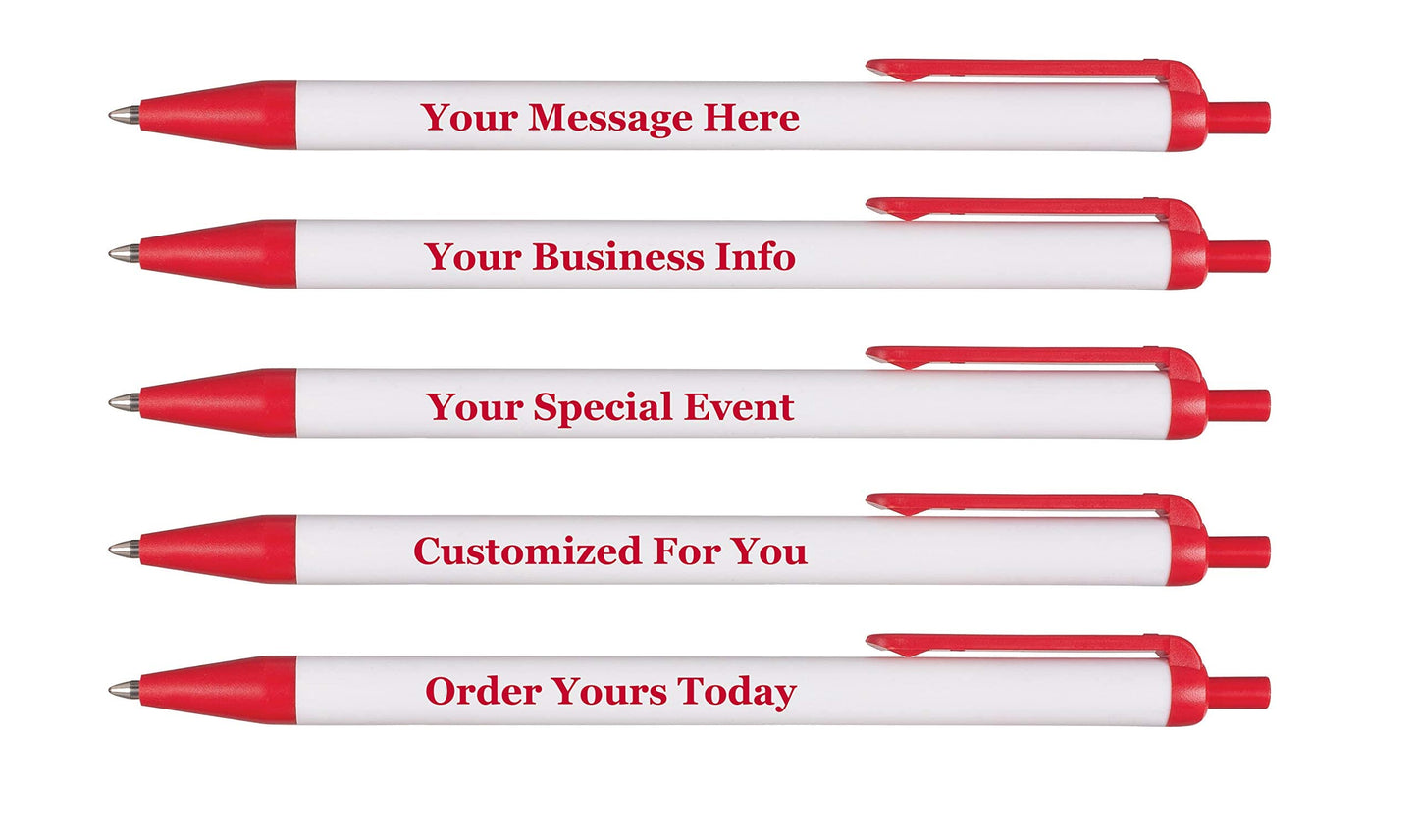 RevMark Personalized Ballpoint Pen, Custom Printed Name, Business or Event Information, Timeless