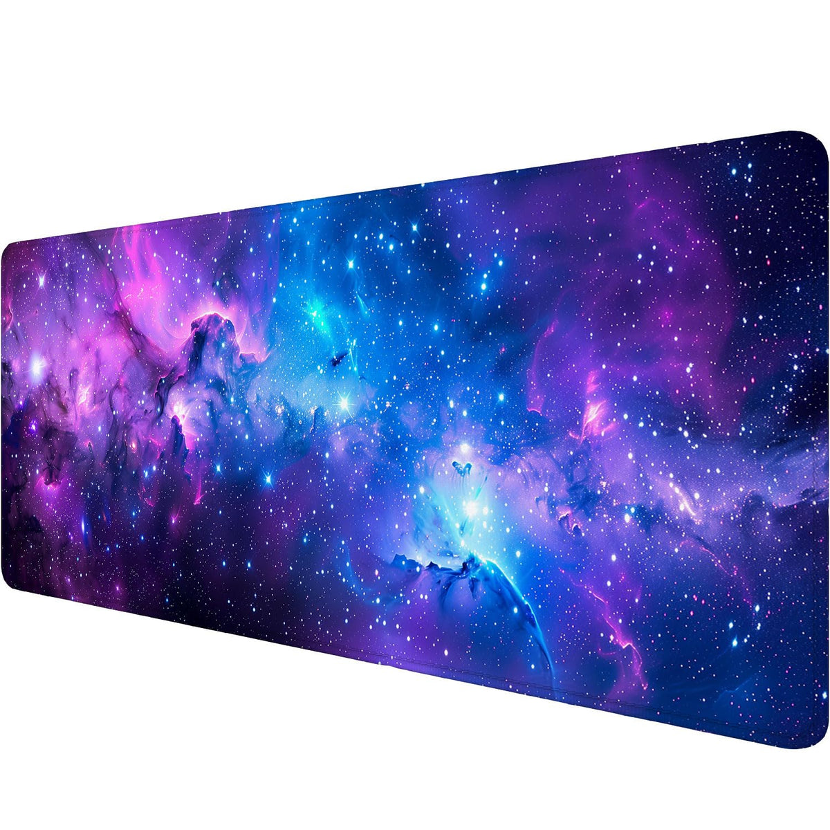 Purple Galaxy Desk Mat Space Nebula Universe XL Mouse Pad Large Mousepad Extended Laptop Keyboard