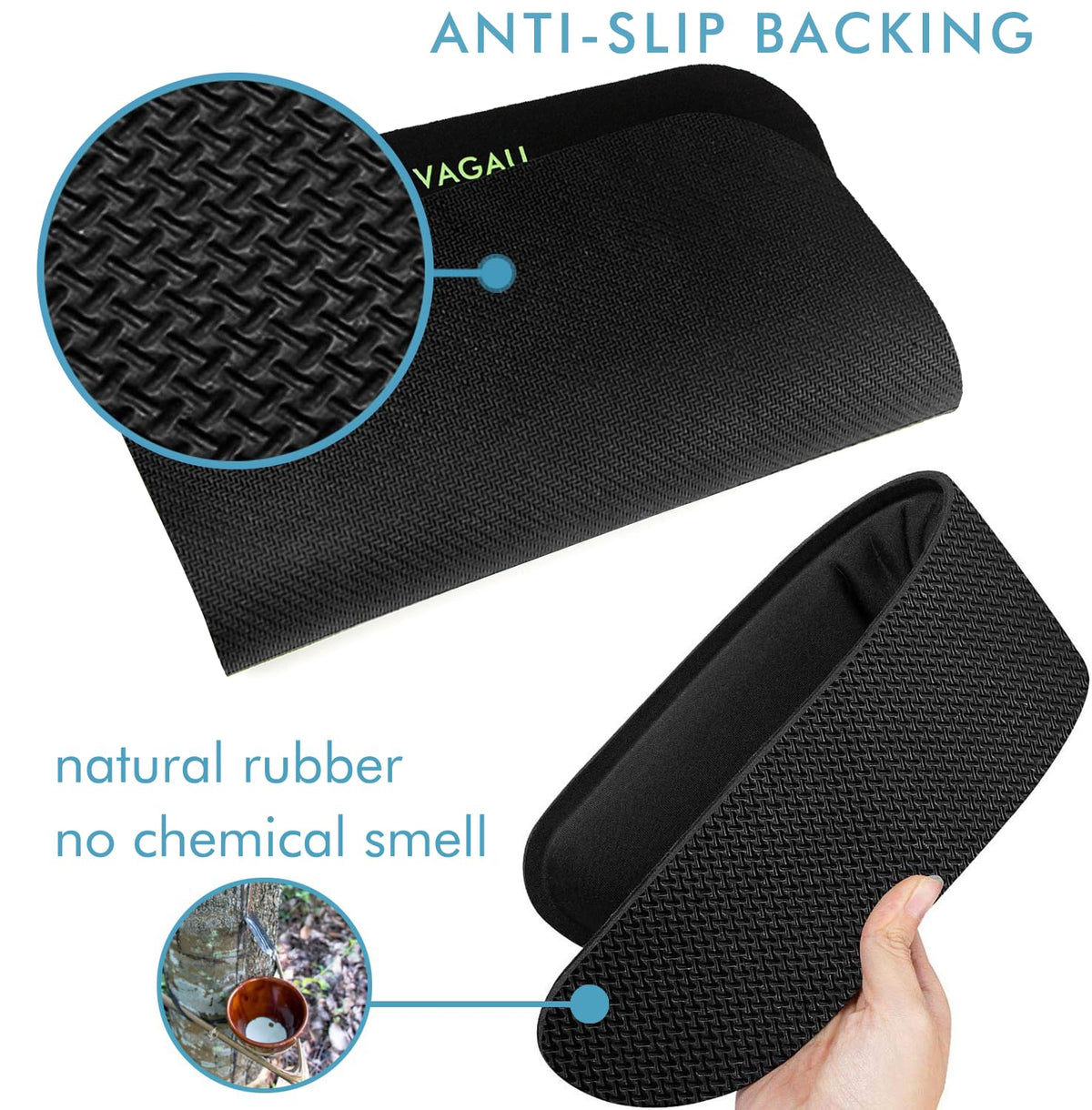VAGAU Premium Keyboard Wrist Rest and Mouse Pad Wrist Support