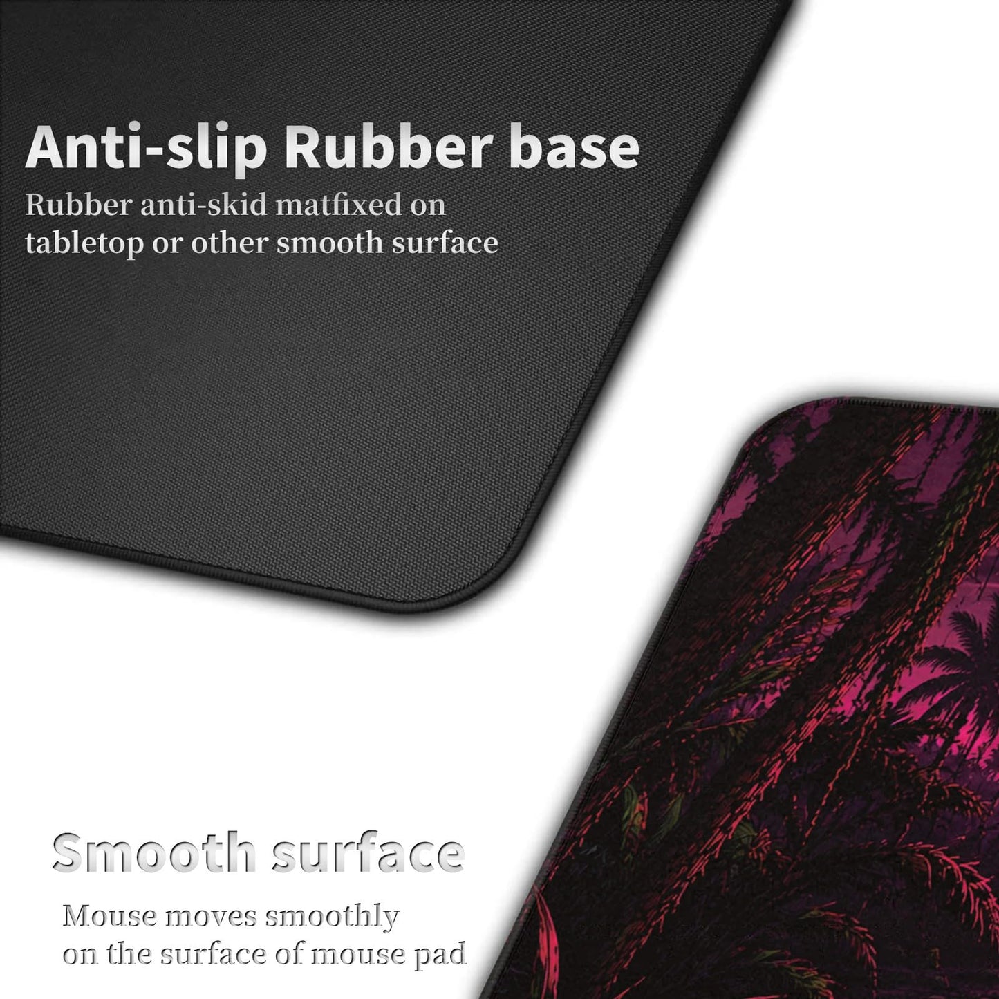 Neon Jungle Frog Large Mouse Pad, 31.5 x 11.8 in Extended Desk Mat