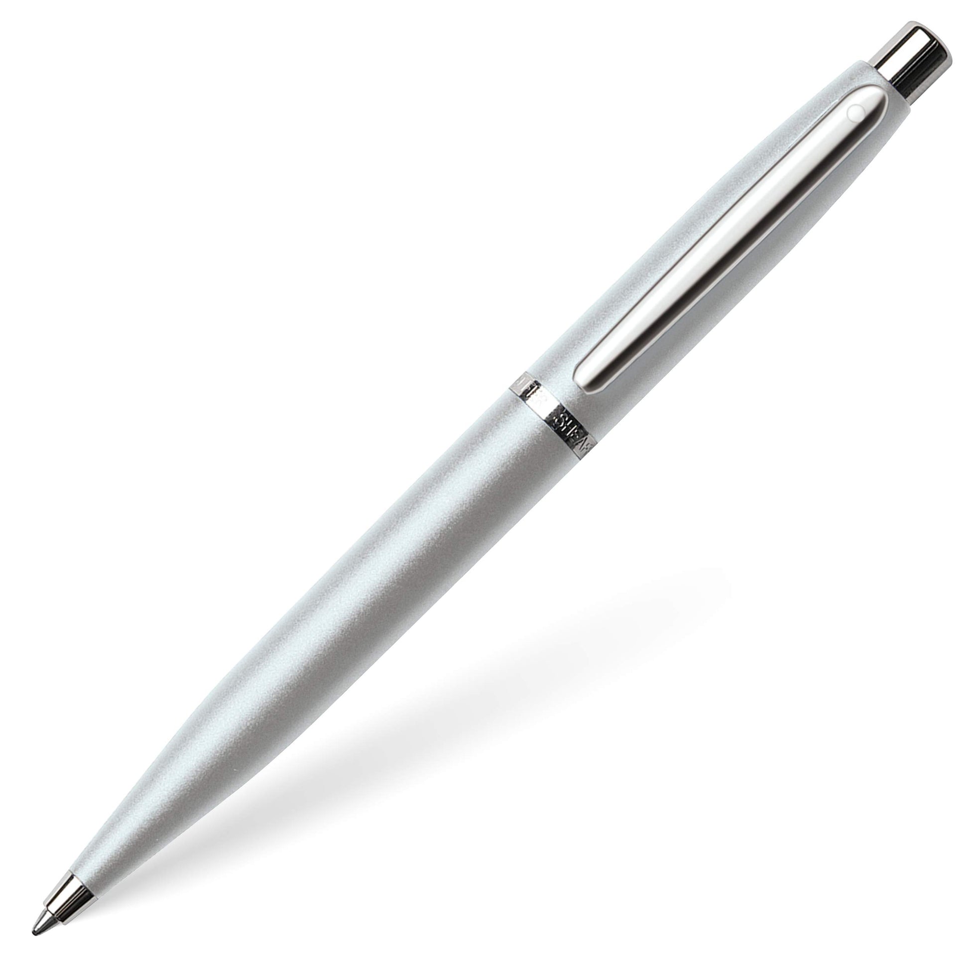 Sheaffer VFM Strobe Silver Ballpoint Pen with Chrome Trim