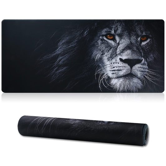 Jahosin Large Gaming Mouse Pad with Stitched Edges,[35.4x15.7In] Extended Mouse Pad with Non-Slip