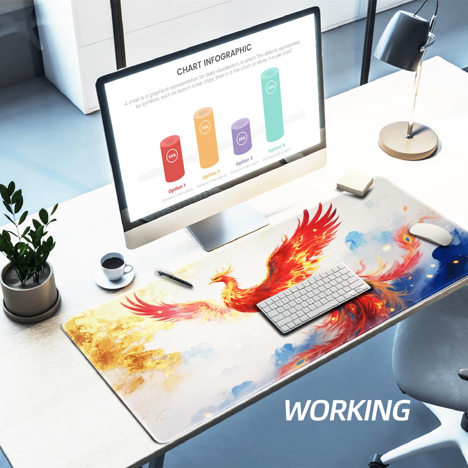 Cmhoo XXL Gaming Mouse Pad 35.4x15.7 Professional Large Mouse Pad & Computer Game Mouse Mat-90x40