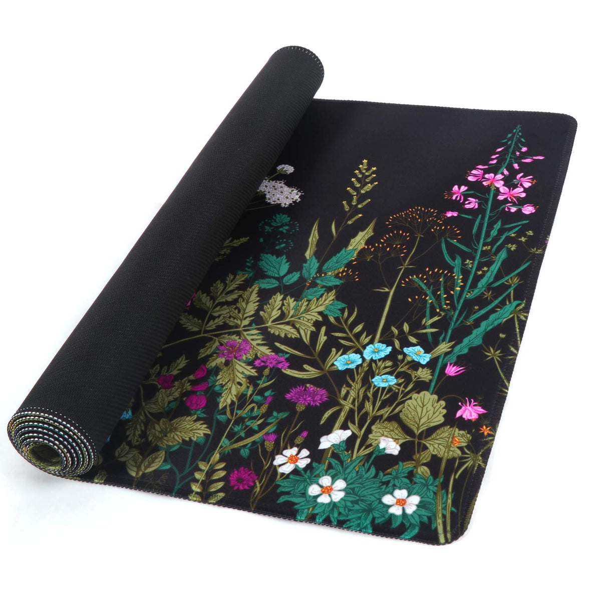iCasso Desk Mat, Large Desk Mouse Pad for Desk,Home Office - Green Weeds