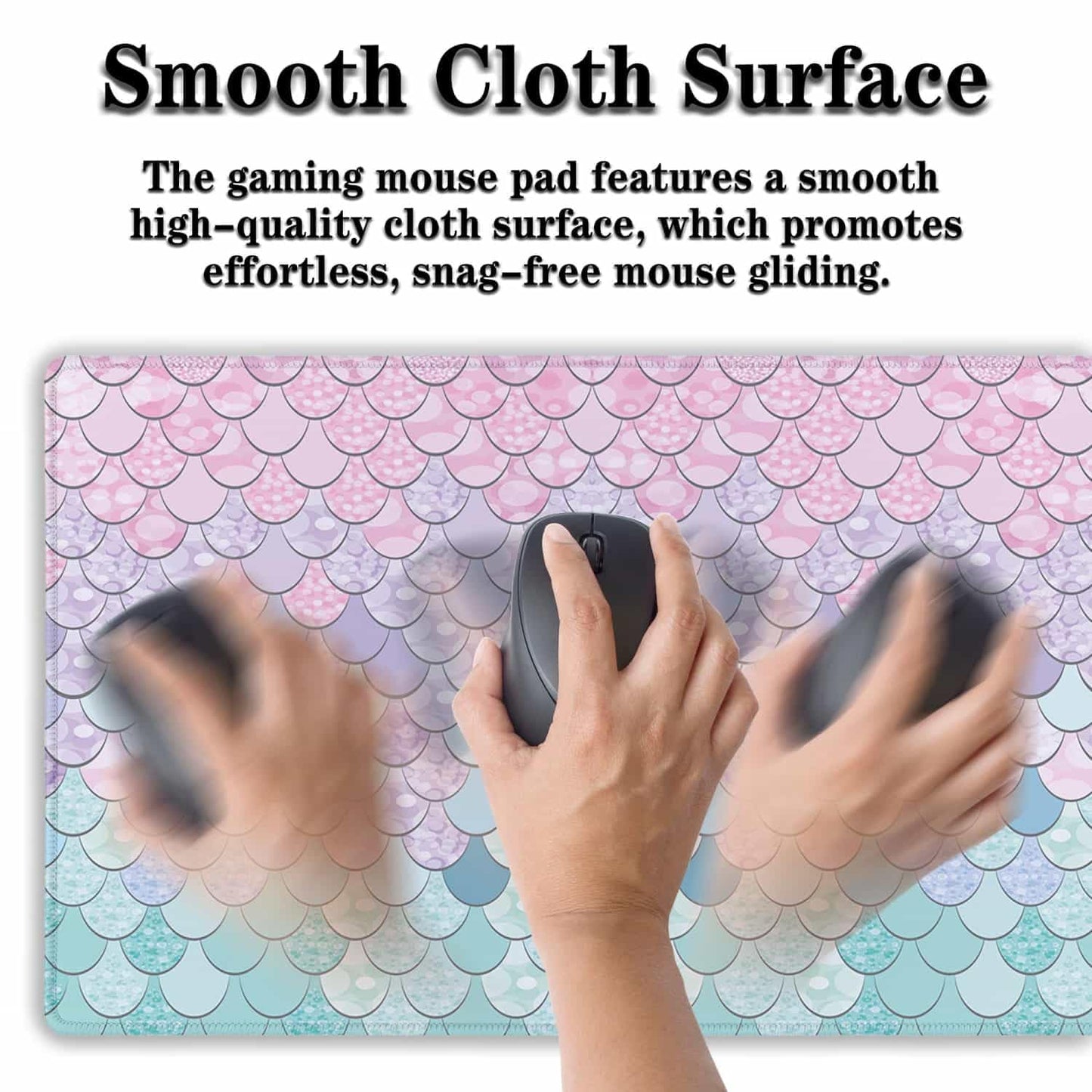 Samgula XXL Mouse Pads Pink Desk Pad, Gaming Mouse Pad Desk Decor for Girls Desktop Mat, Keyboard